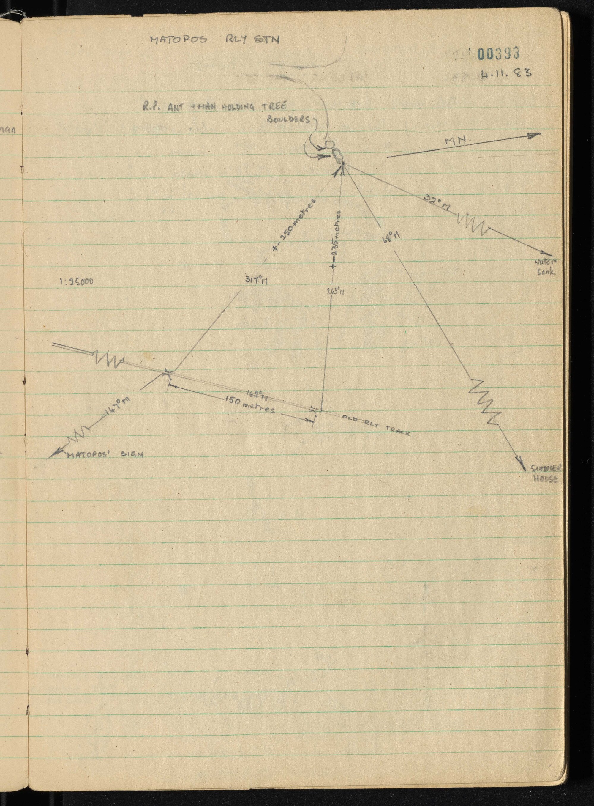 Peter Genge field notes. 00393