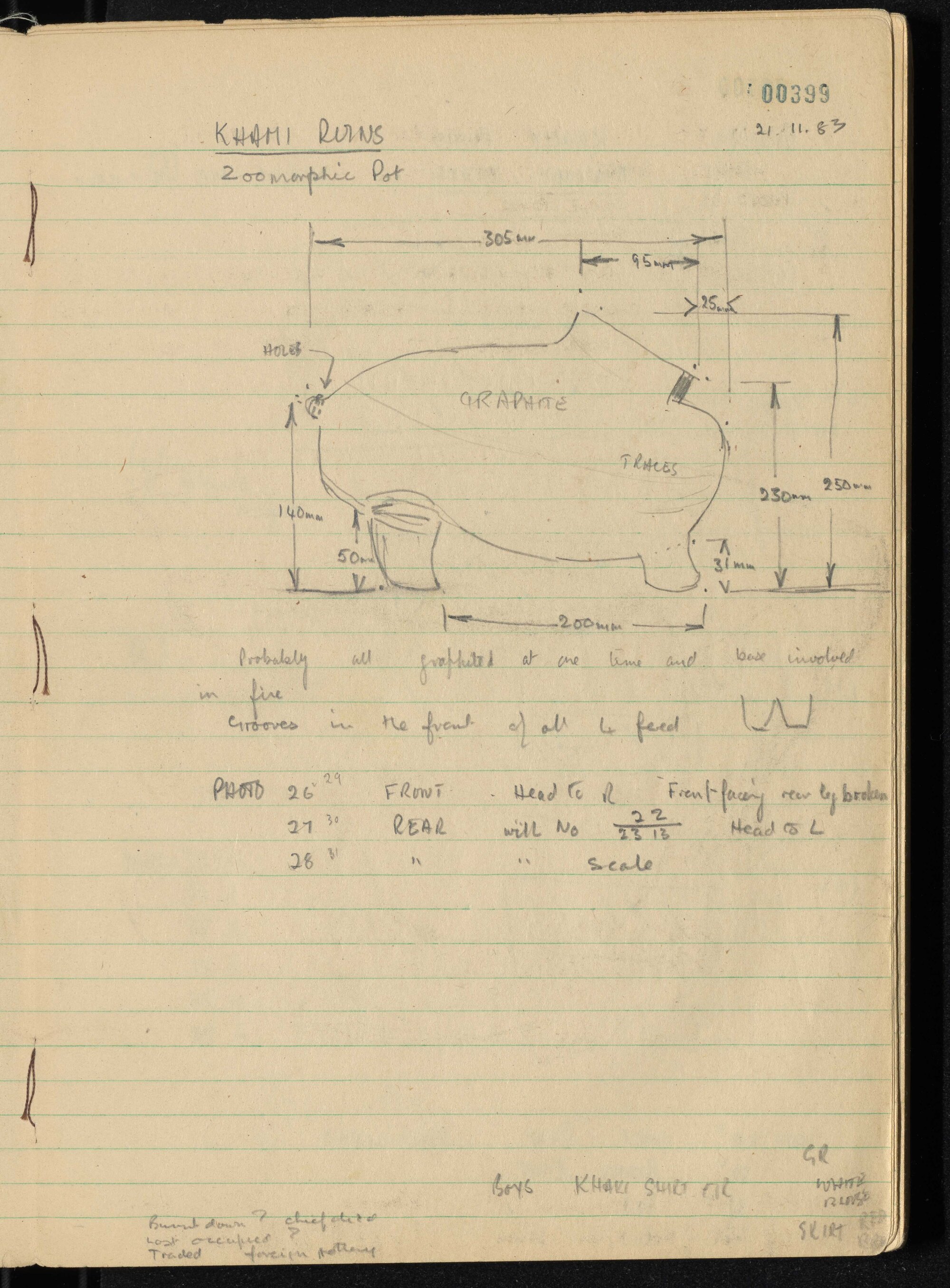 Peter Genge field notes. 00399
