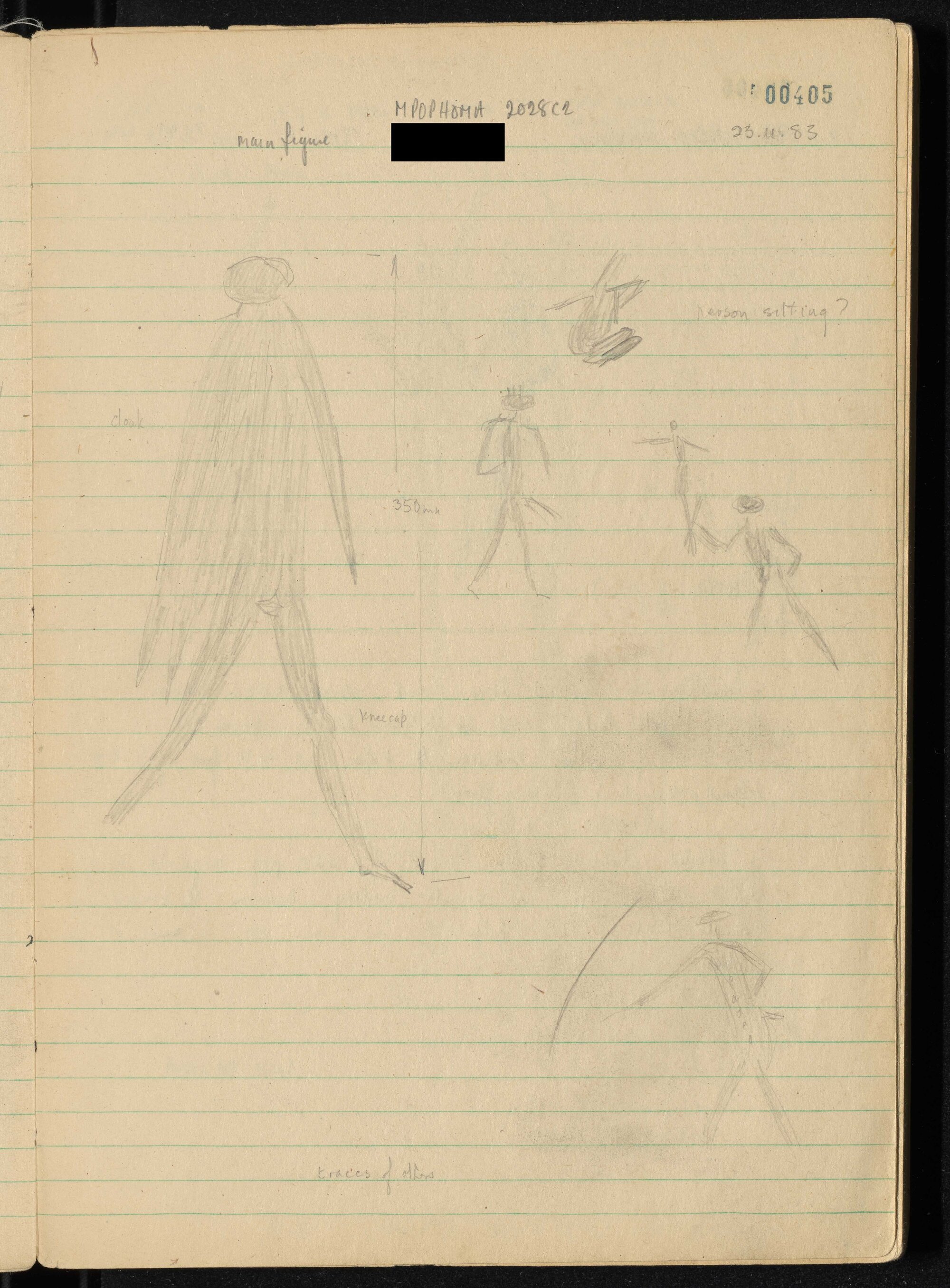 Peter Genge field notes. 00405