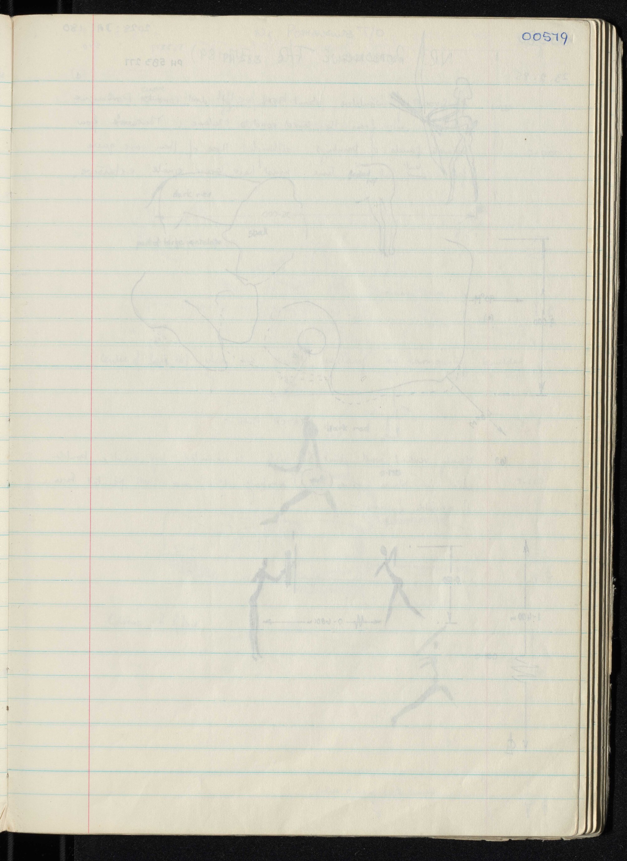 Peter Genge field notes. 00579