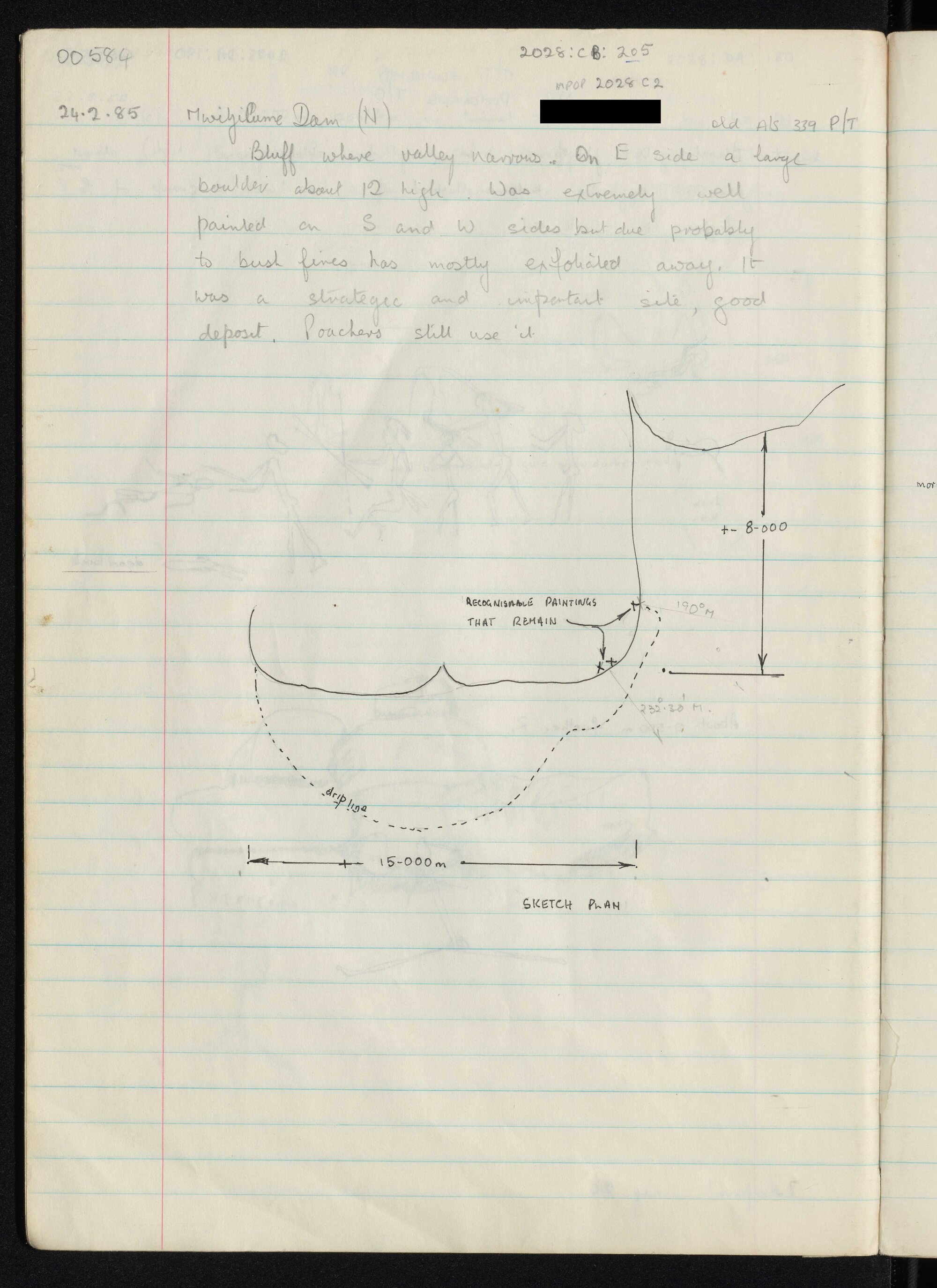 Peter Genge field notes. 00584