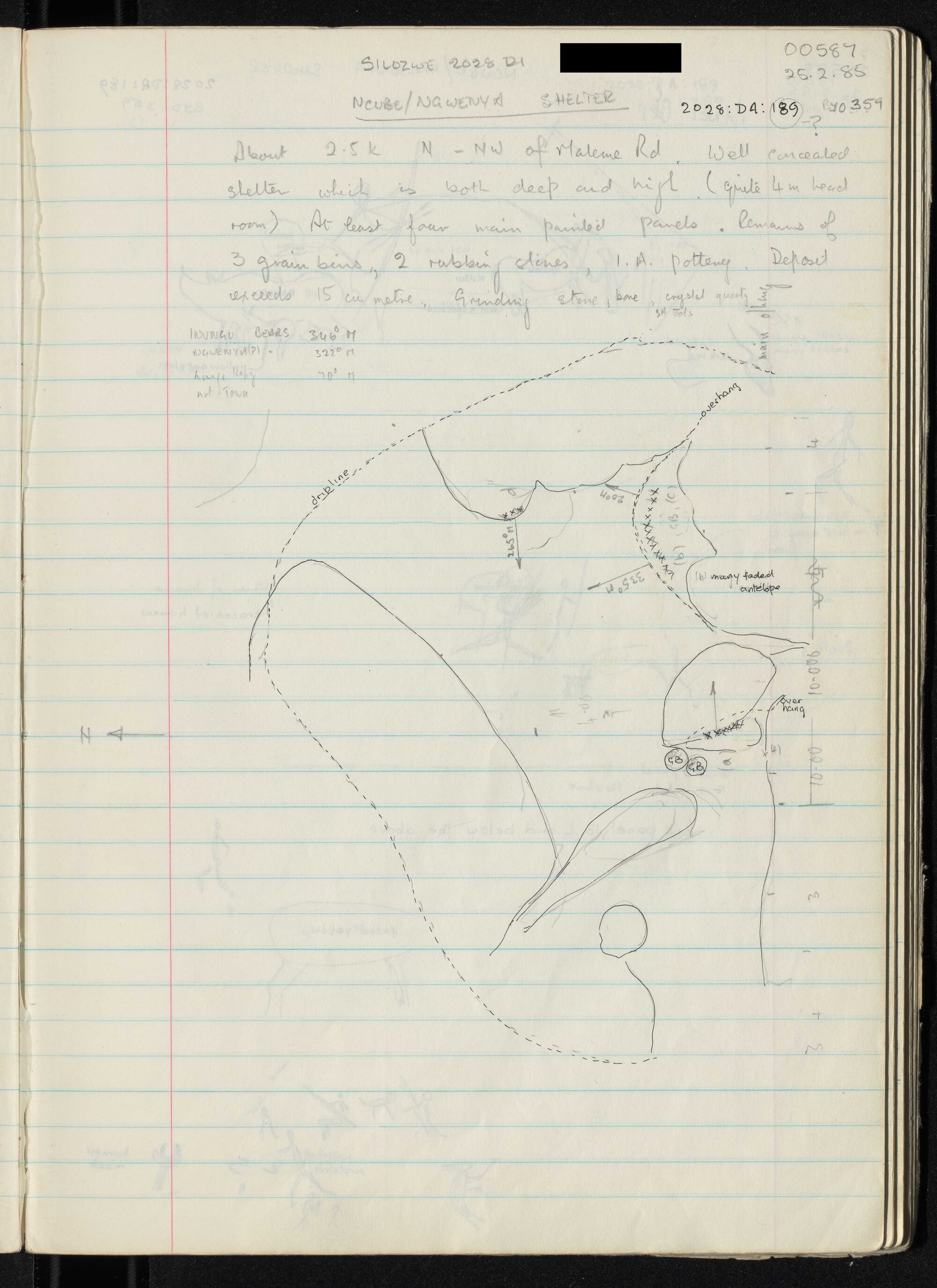 Peter Genge field notes. 00587