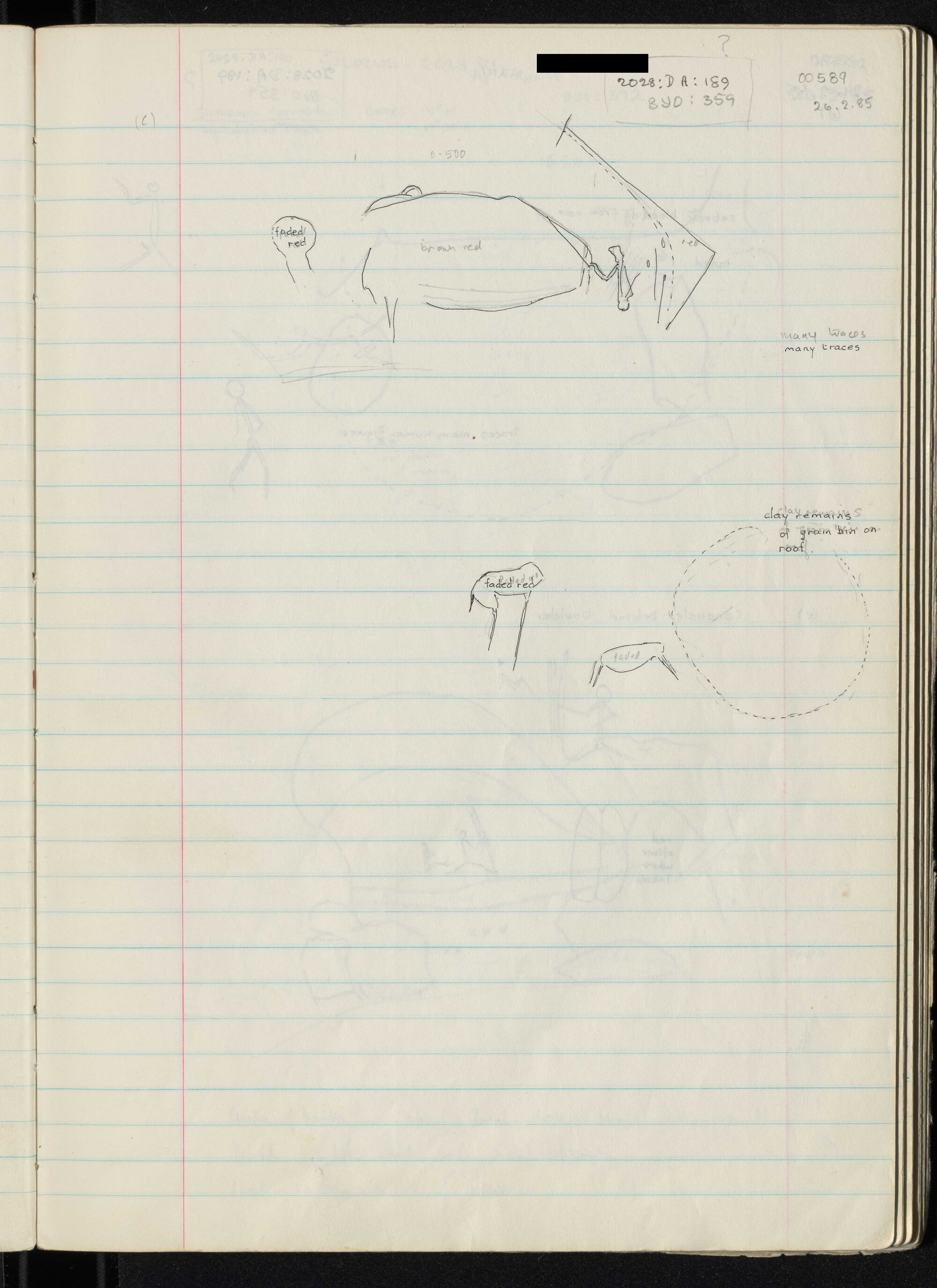 Peter Genge field notes. 00589