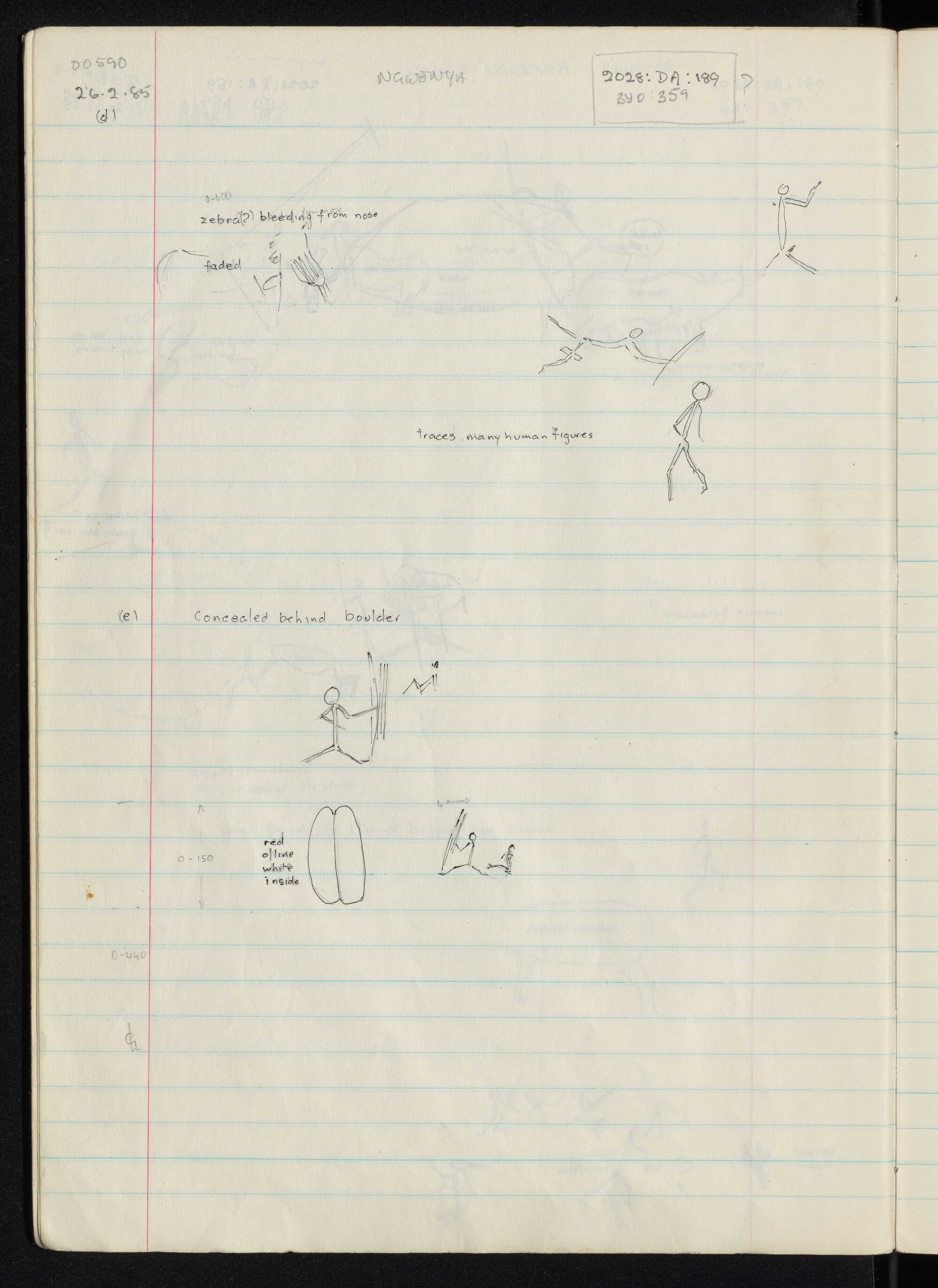 Peter Genge field notes. 00590