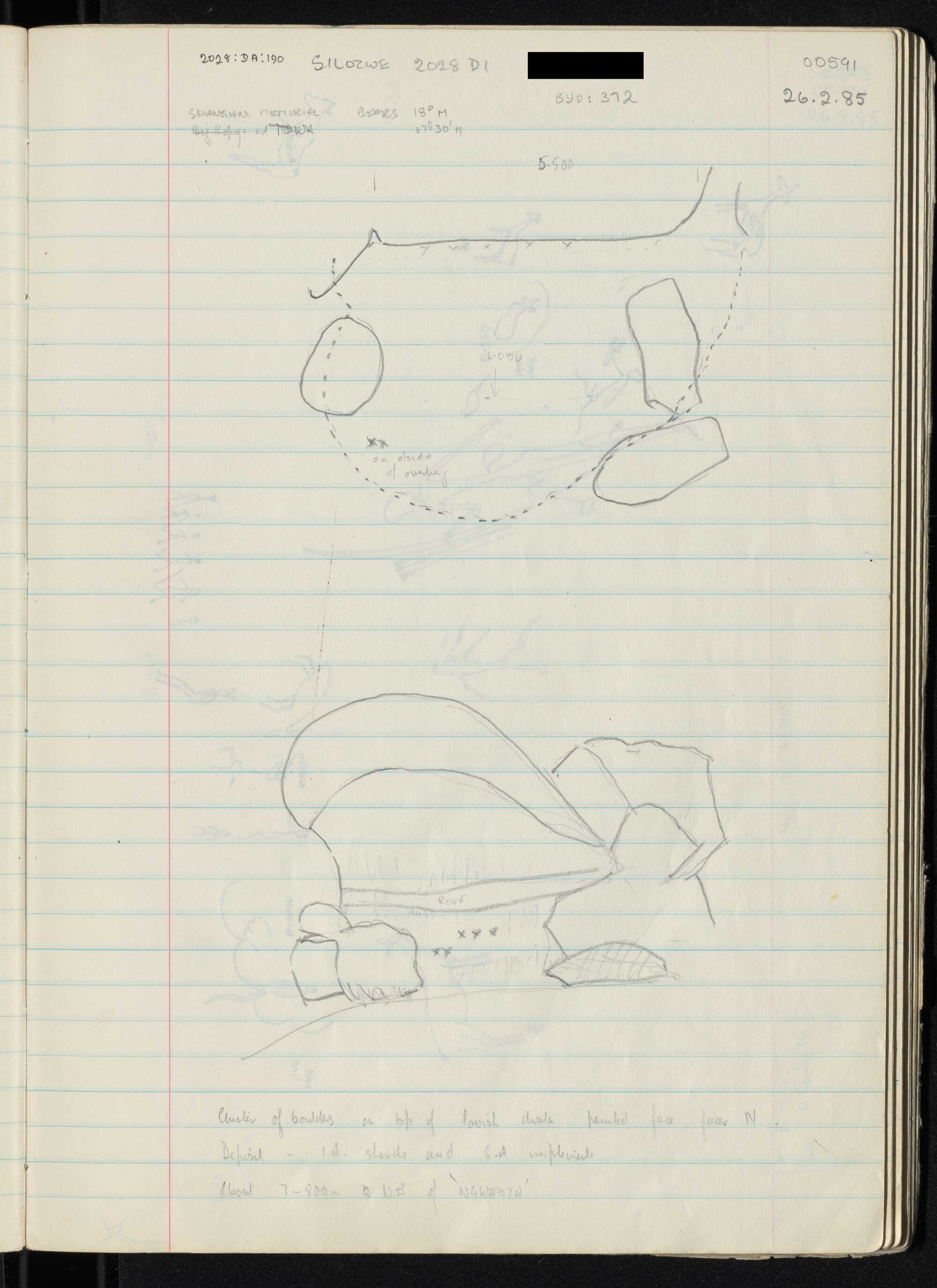 Peter Genge field notes. 00591