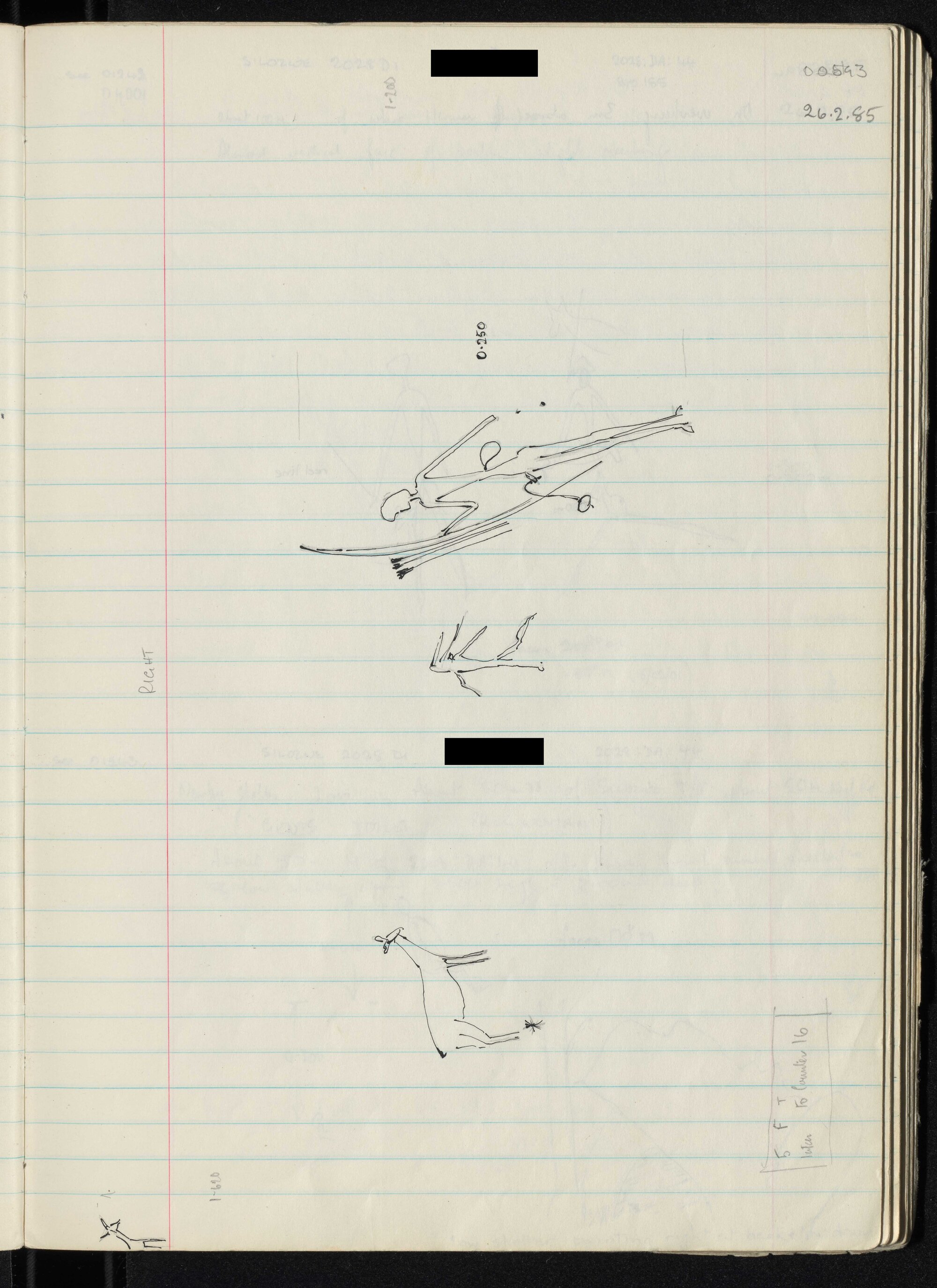 Peter Genge field notes. 00593