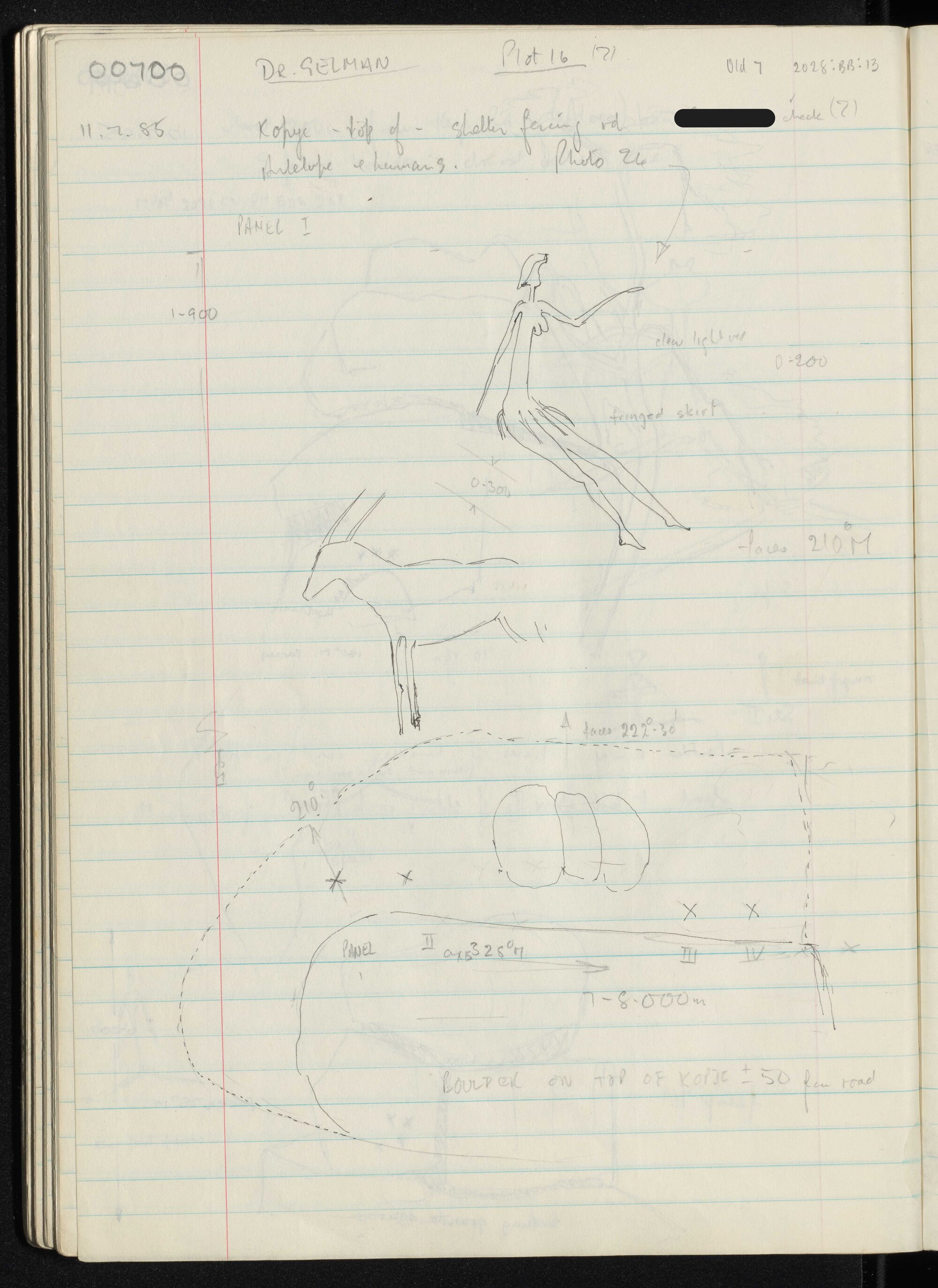 Peter Genge field notes. 00700
