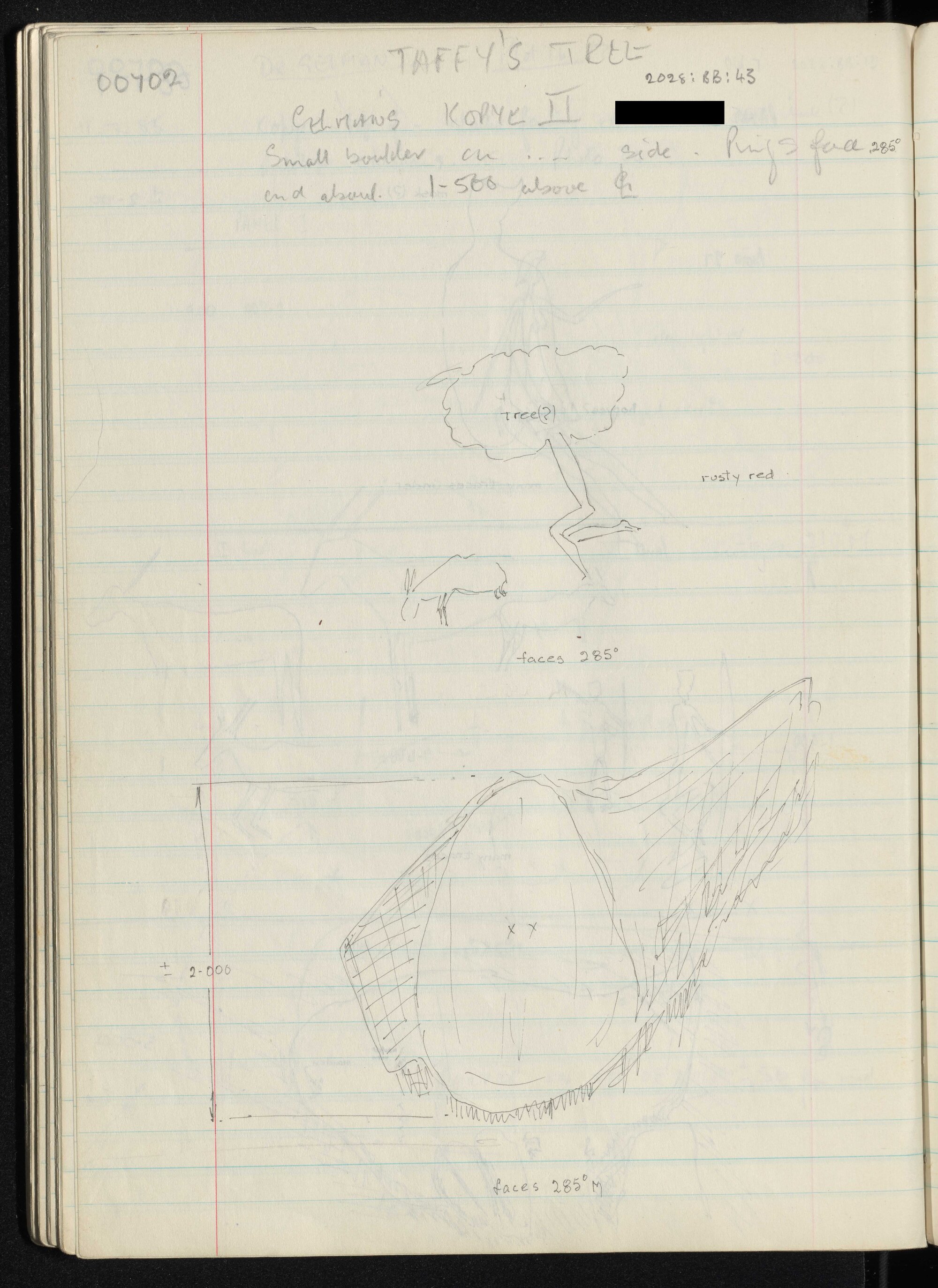 Peter Genge field notes. 00702