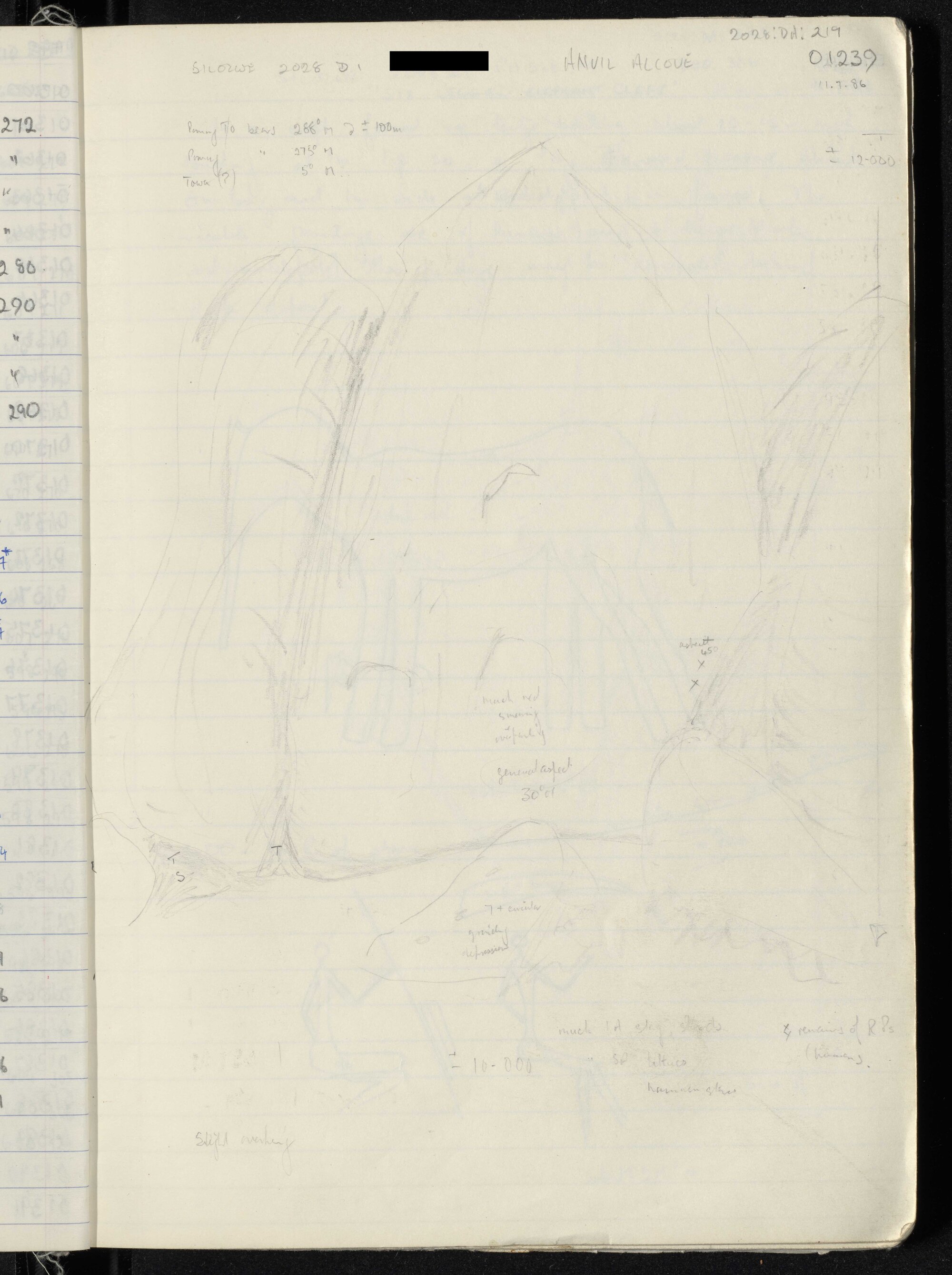 Peter Genge field notes. 01239