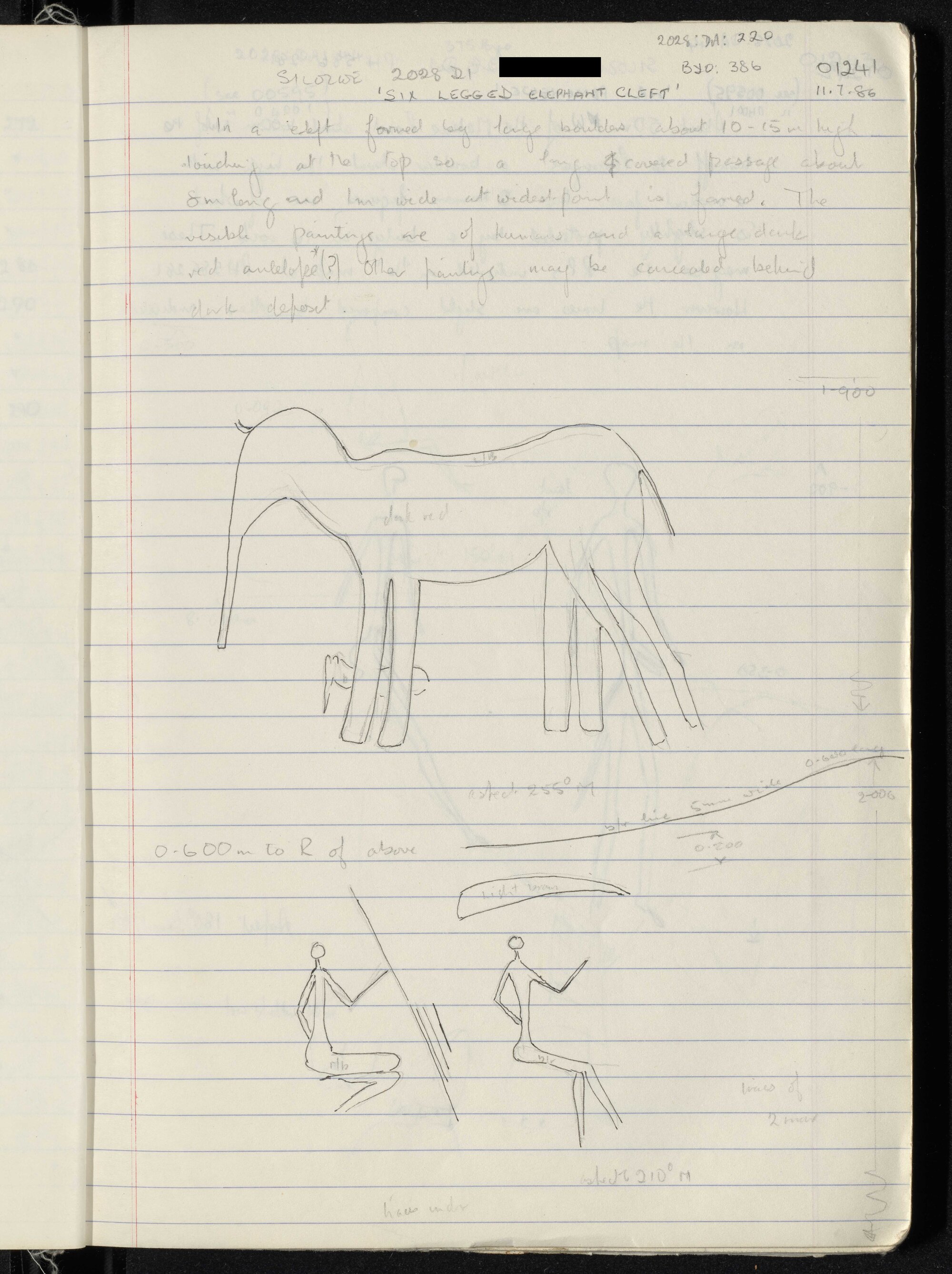 Peter Genge field notes. 01241