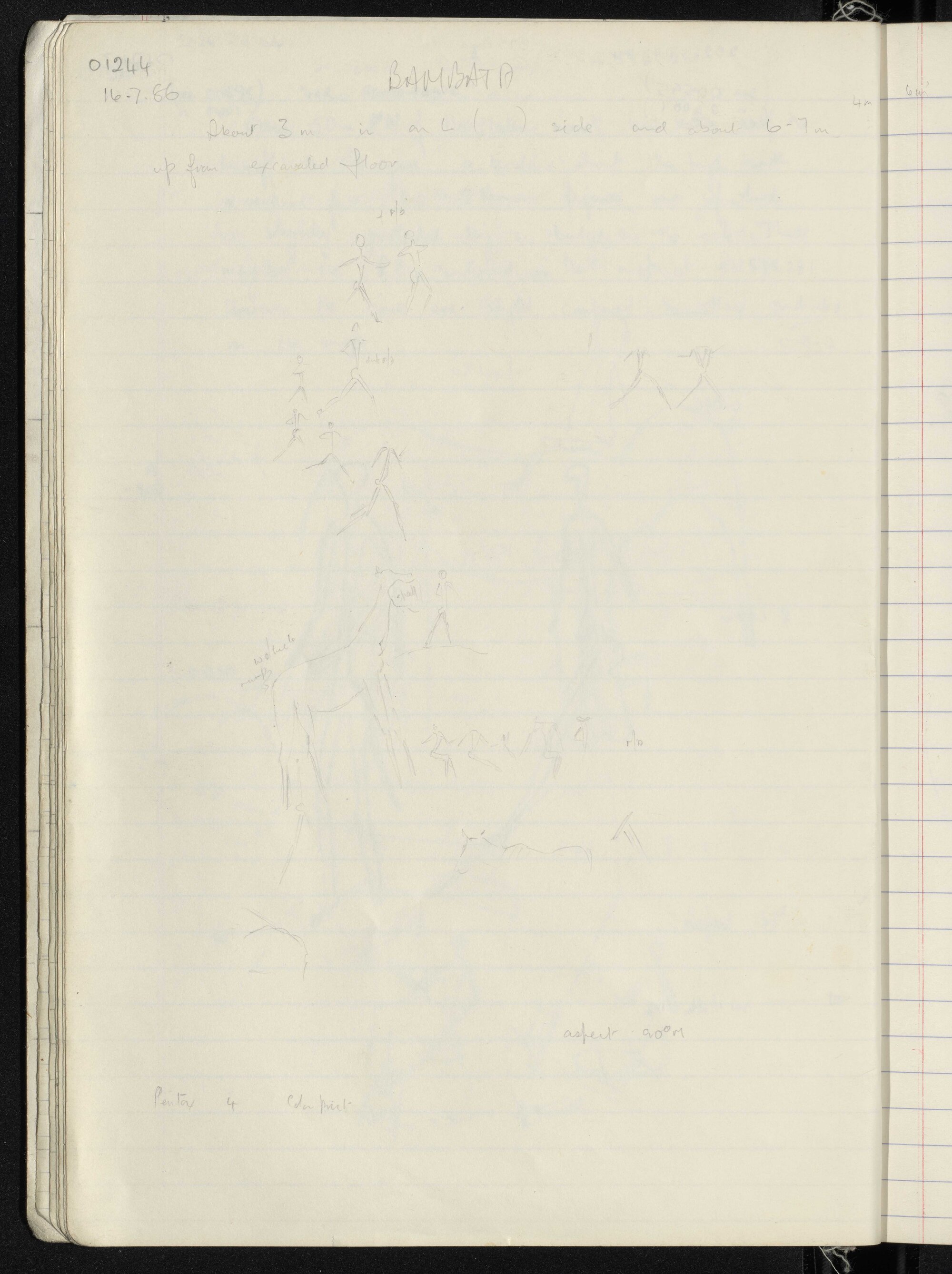 Peter Genge field notes. 01244