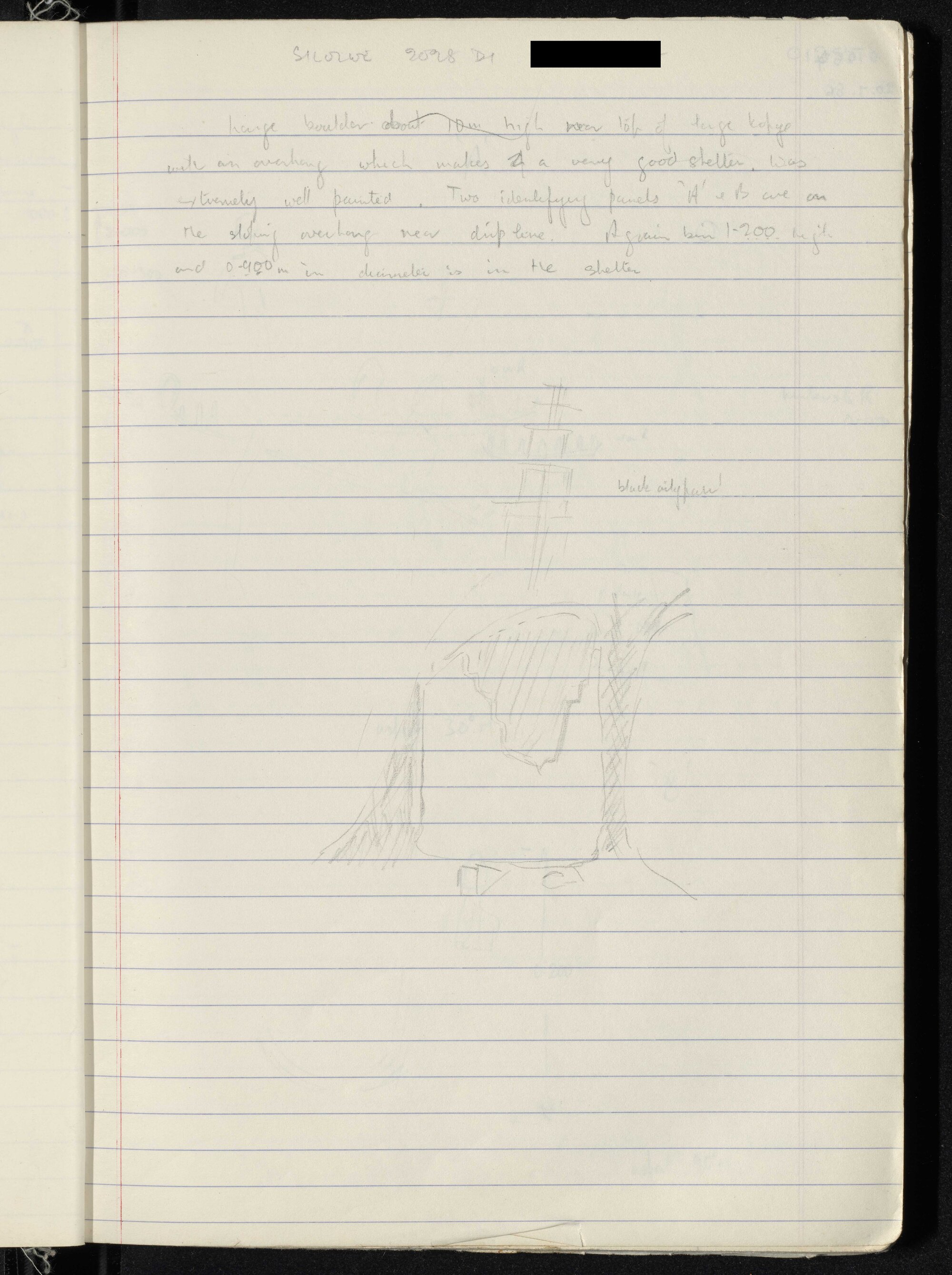 Peter Genge field notes. 01253