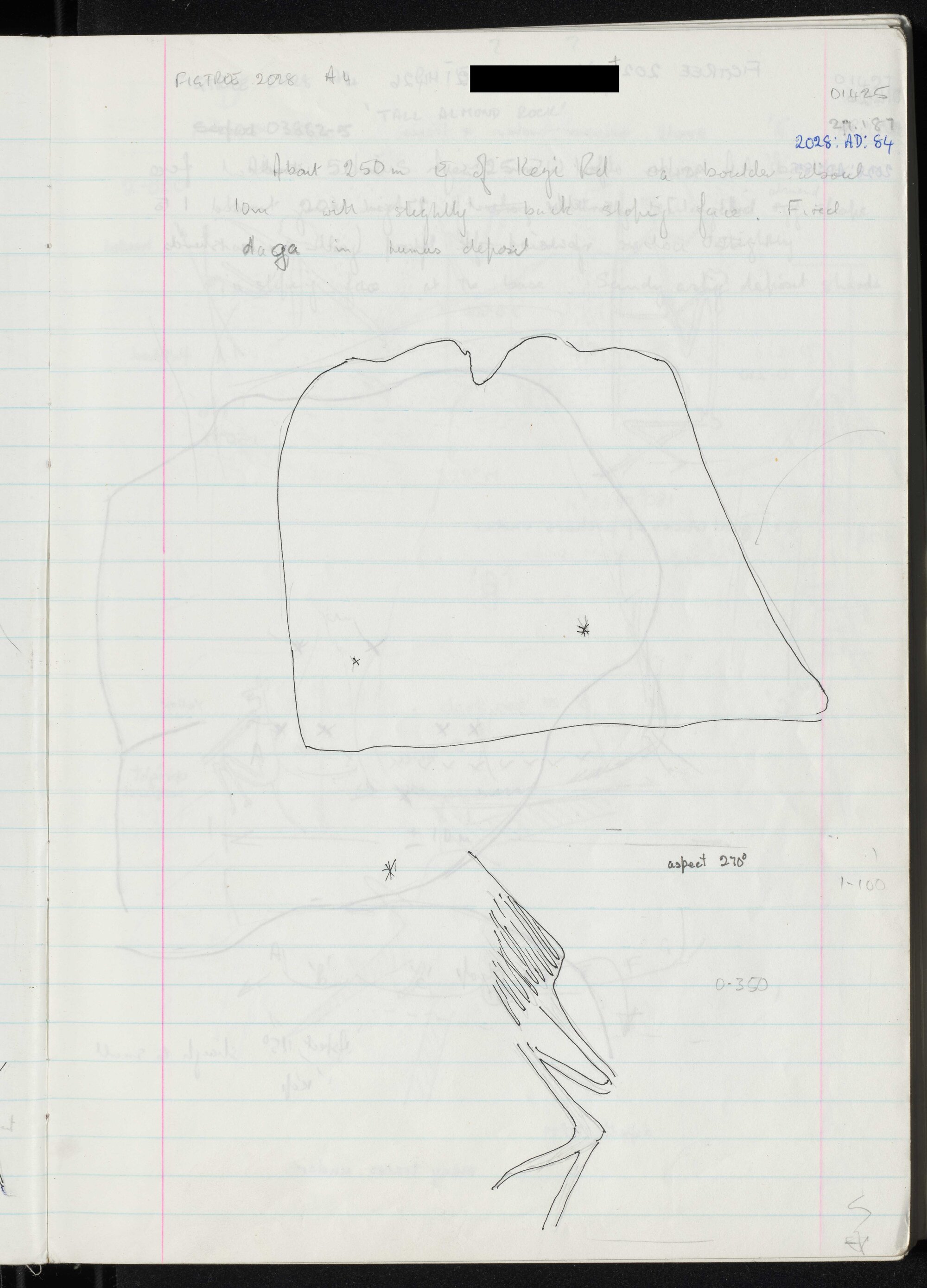 Peter Genge field notes. 01425