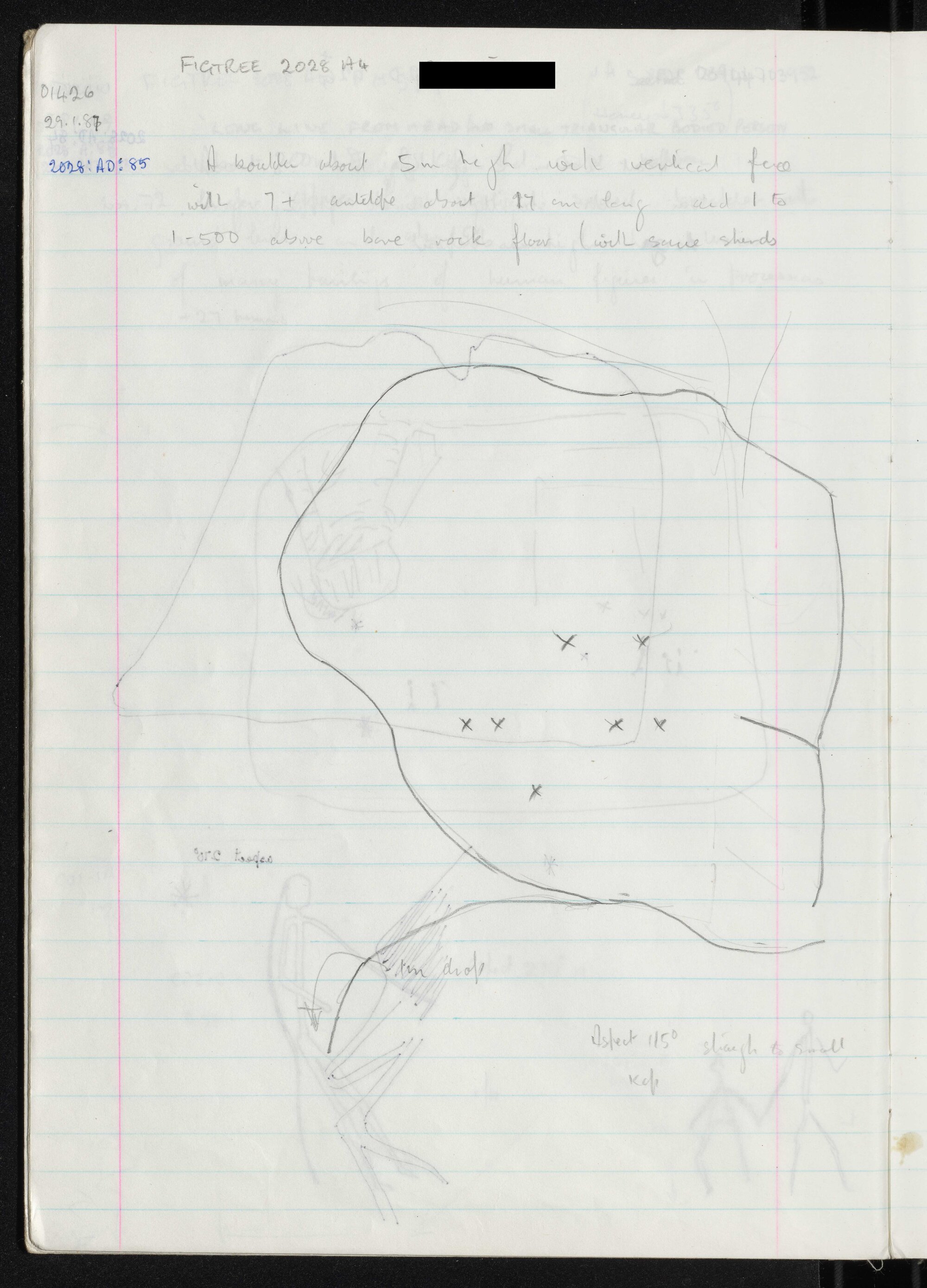 Peter Genge field notes. 01426