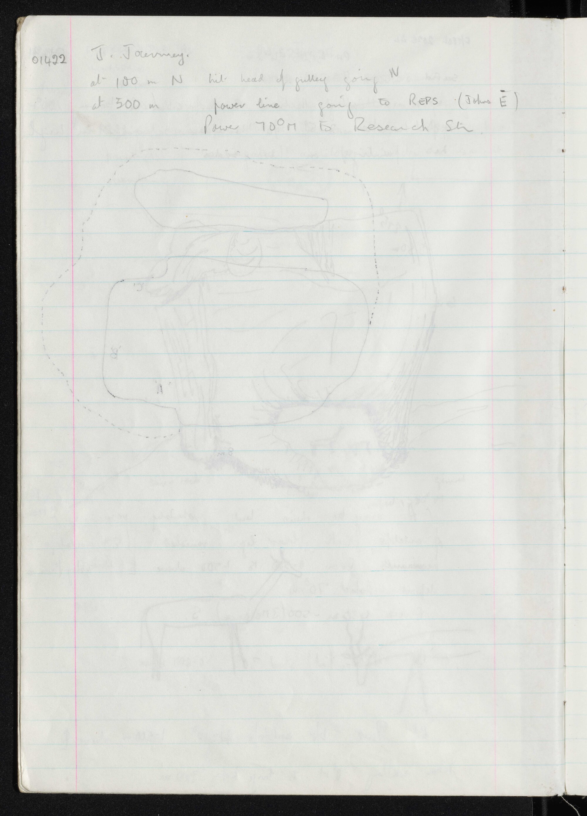 Peter Genge field notes. 01422
