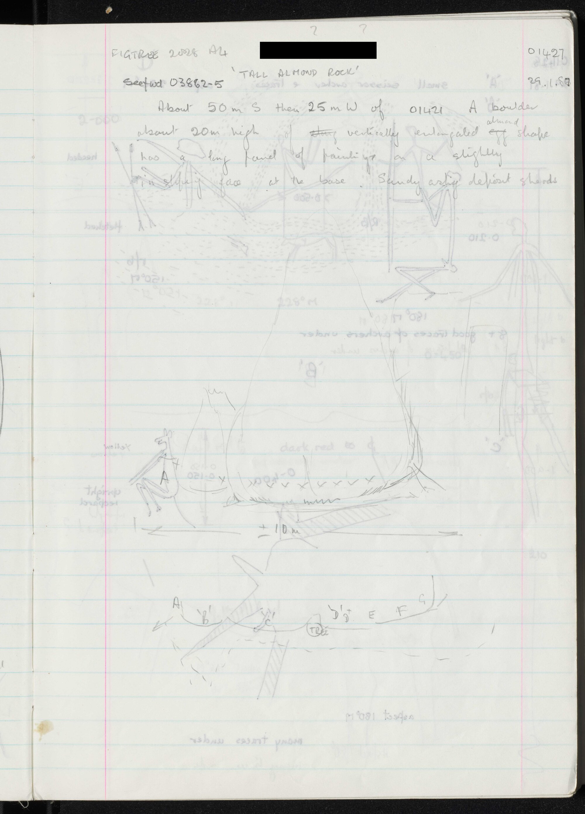 Peter Genge field notes. 01427