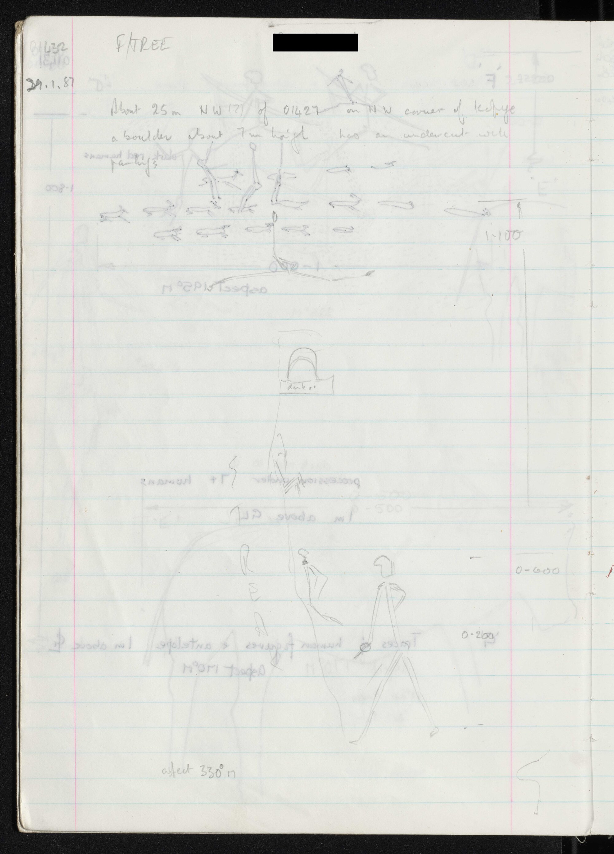 Peter Genge field notes. 01432