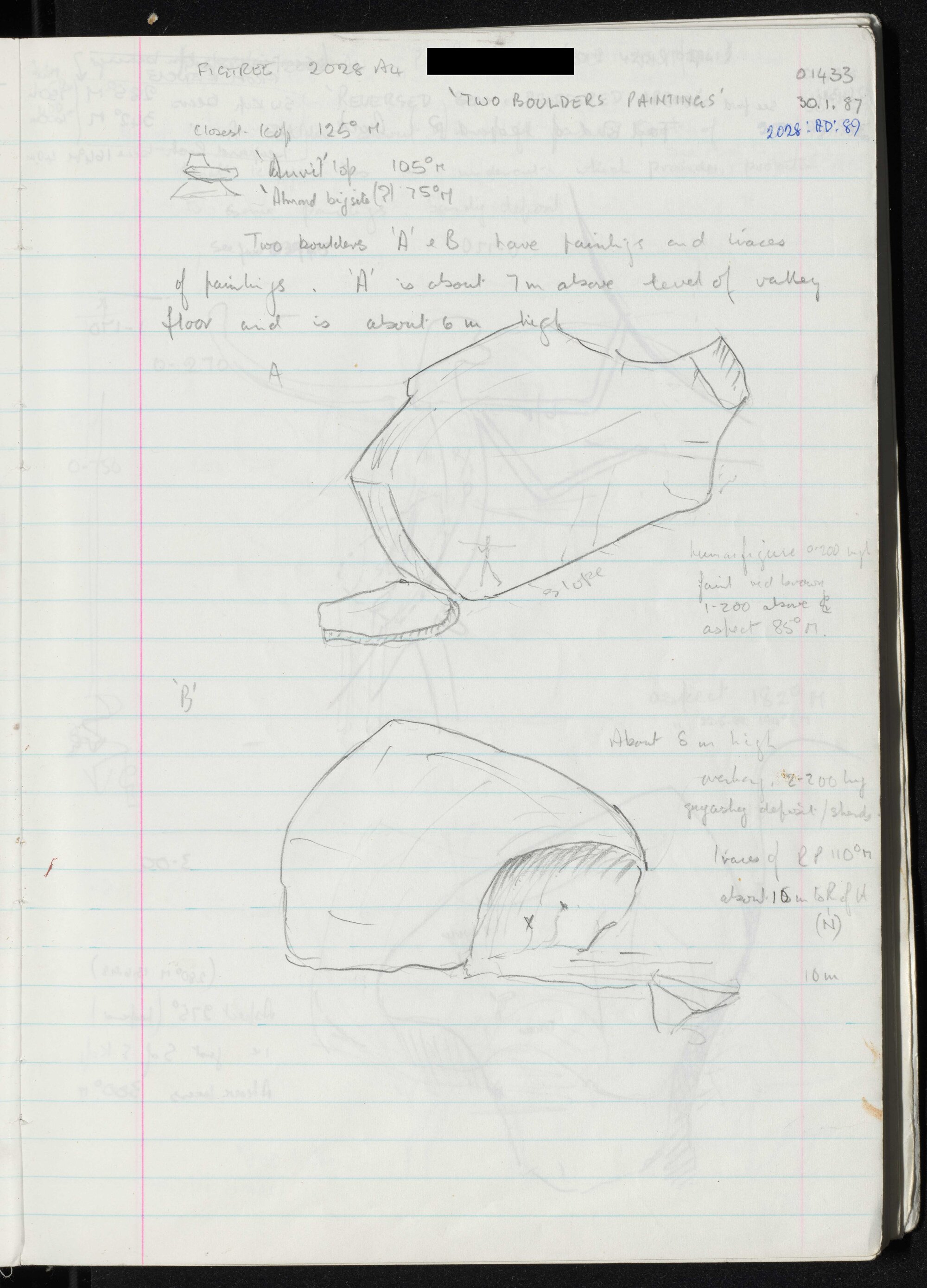 Peter Genge field notes. 01433