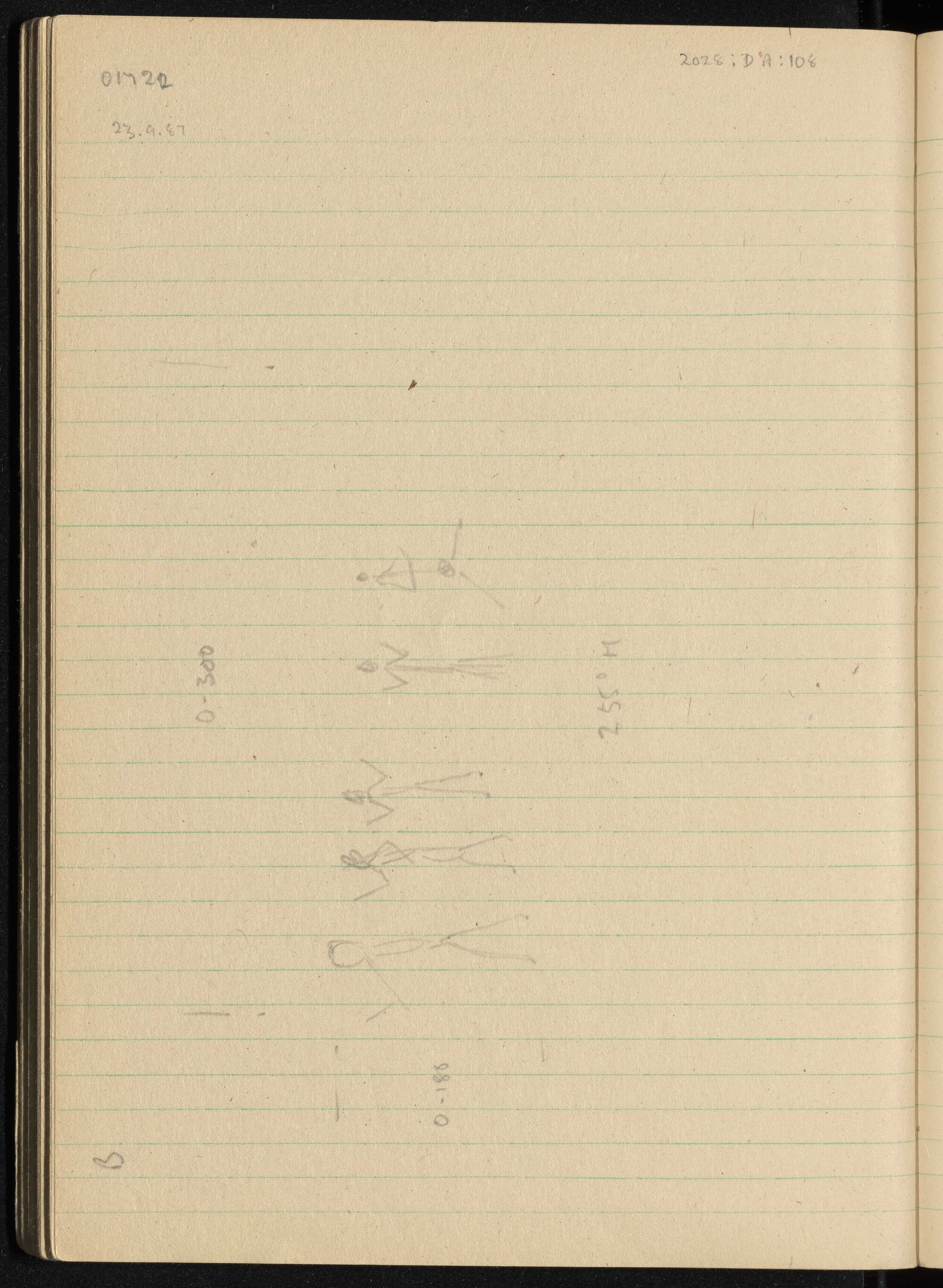 Peter Genge field notes. 01722