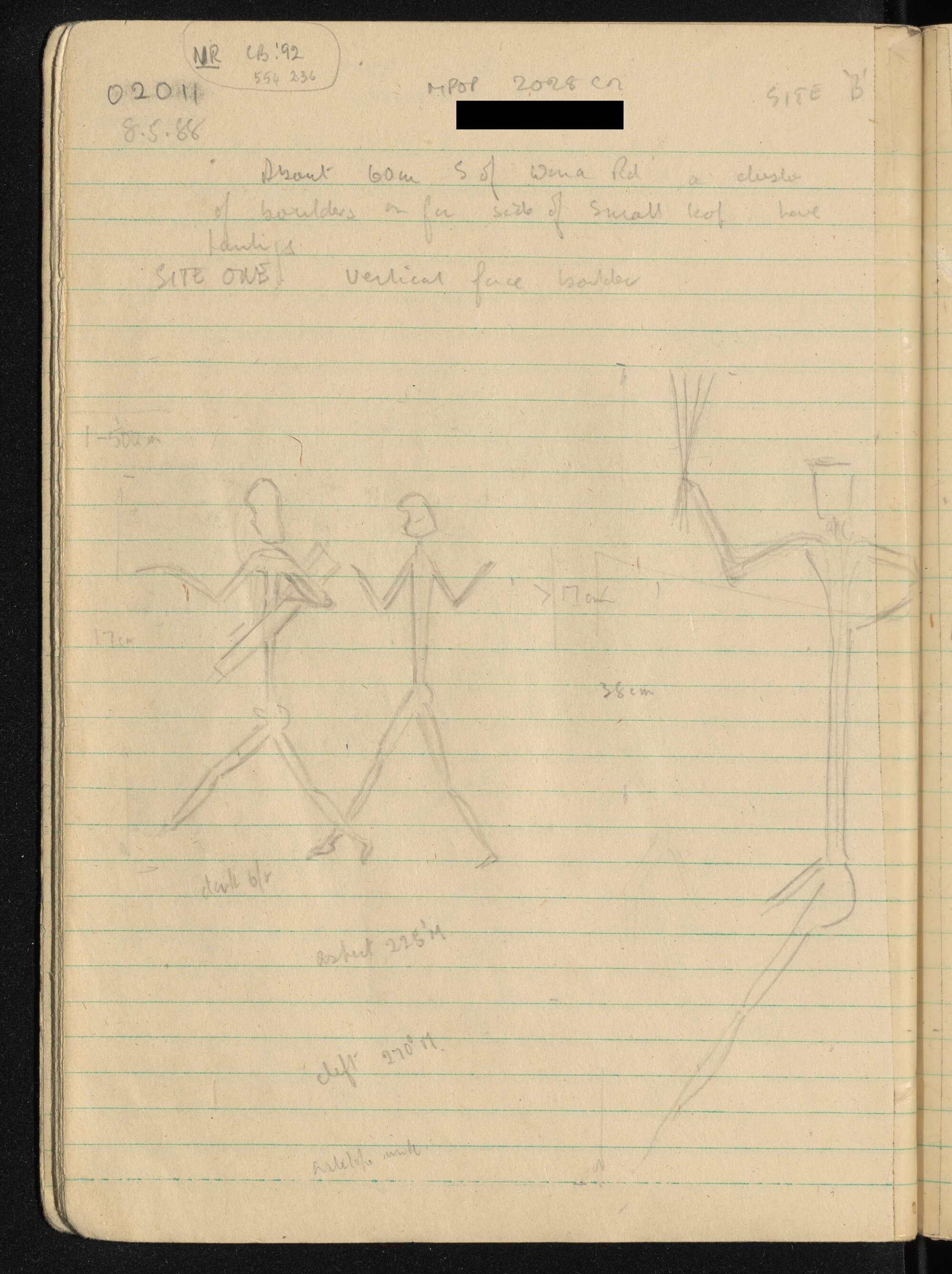 Peter Genge field notes. 02011