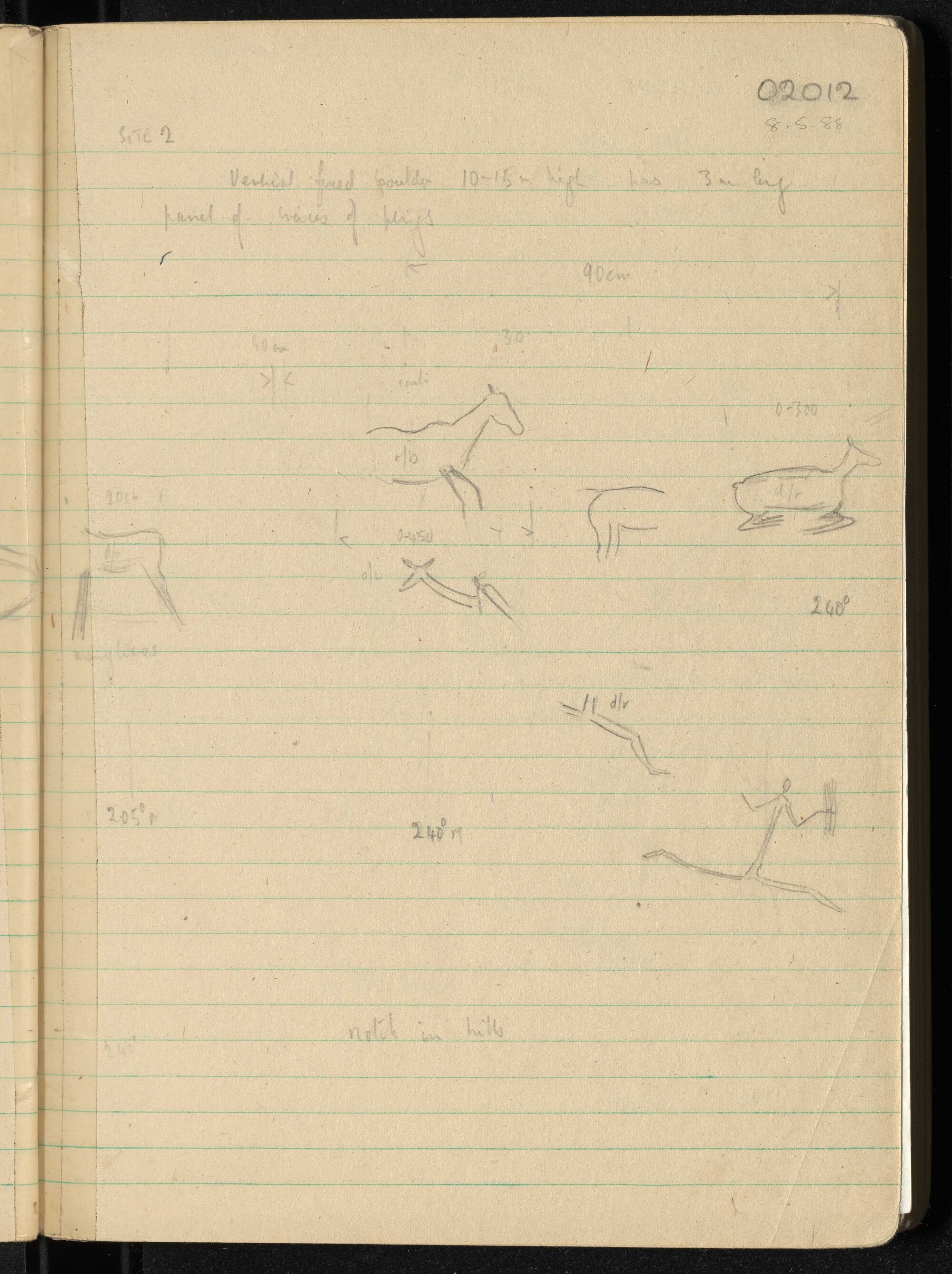 Peter Genge field notes. 02012