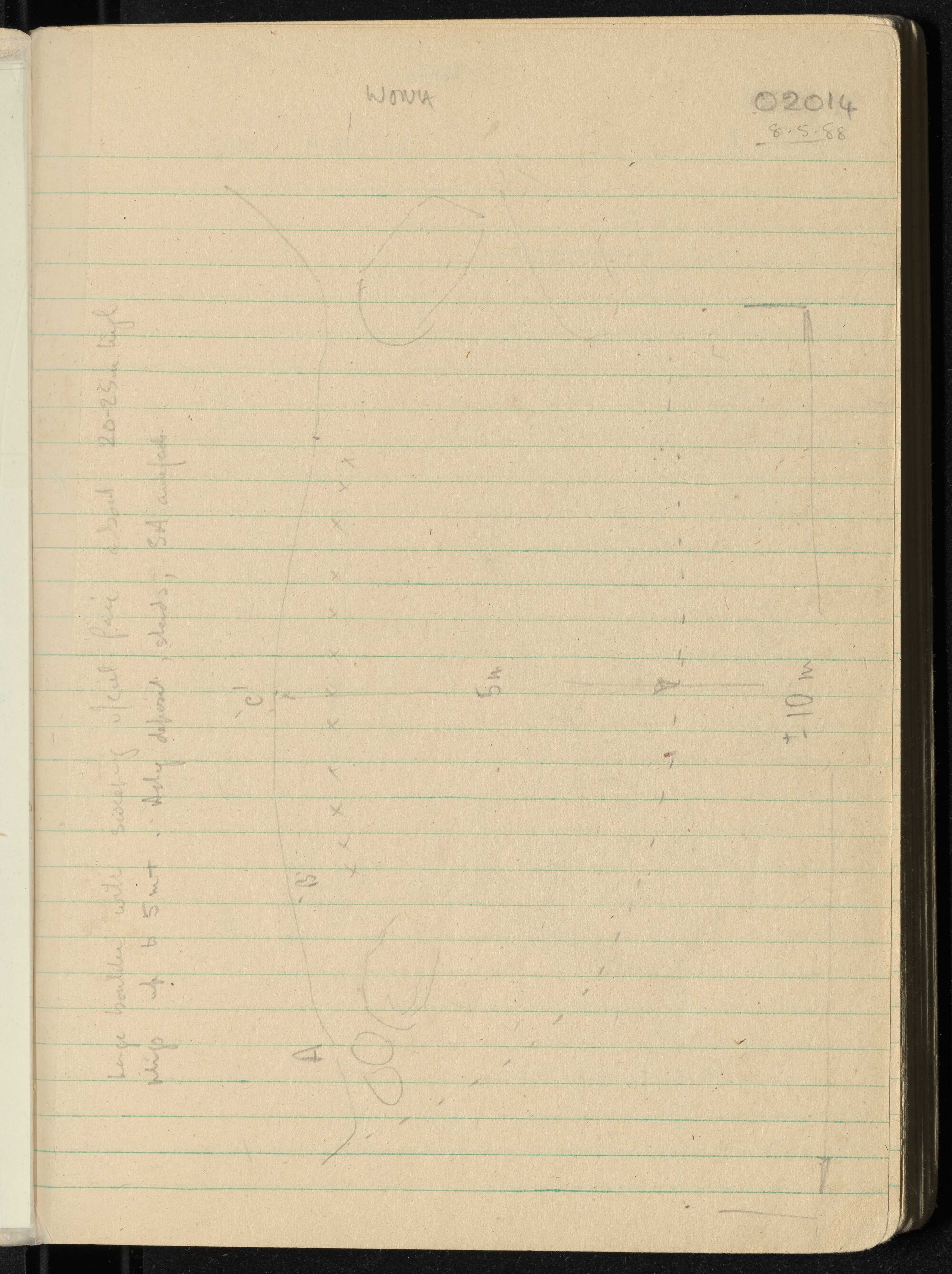 Peter Genge field notes. 02014