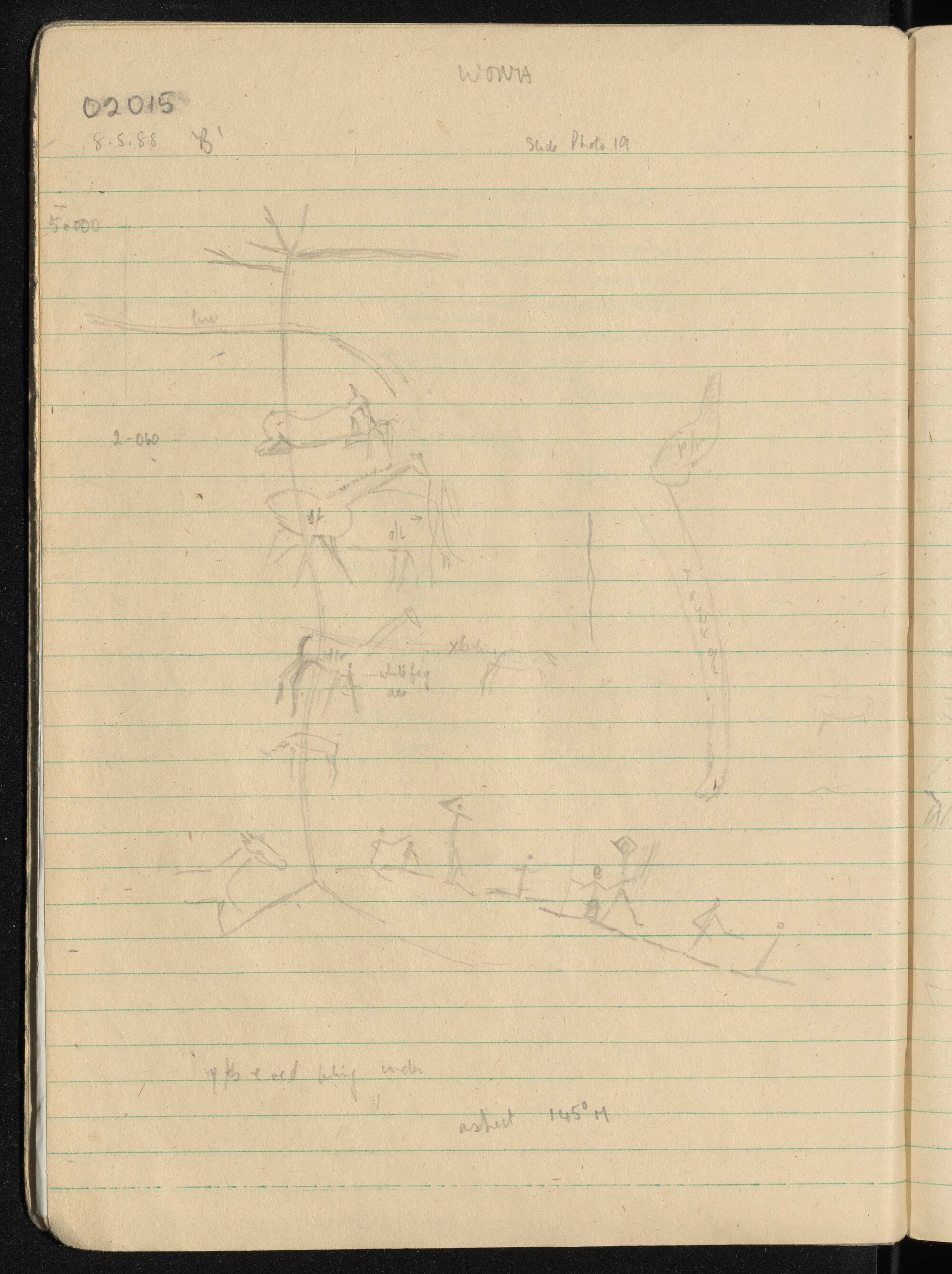 Peter Genge field notes. 02015
