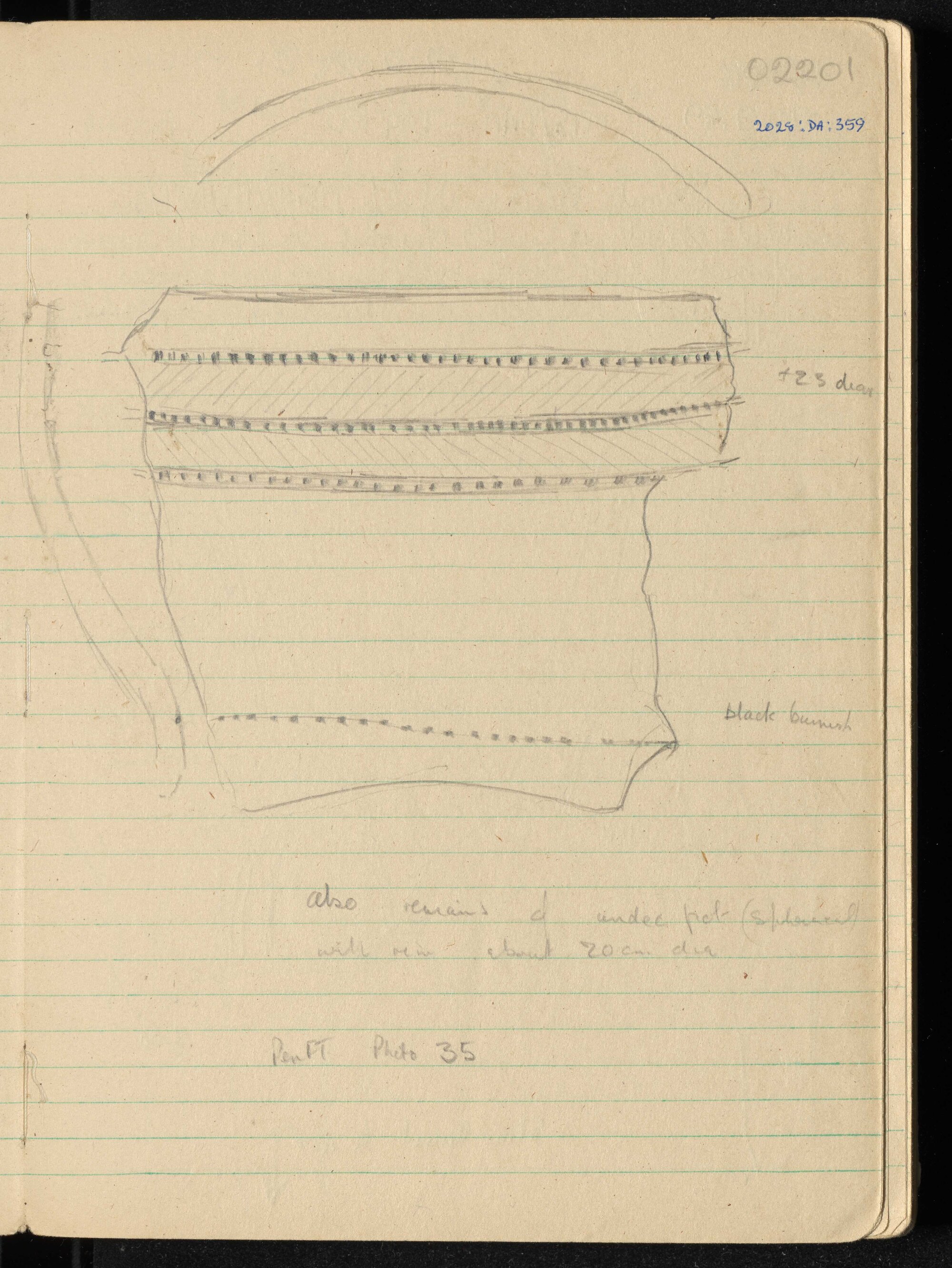 Peter Genge field notes. 02201