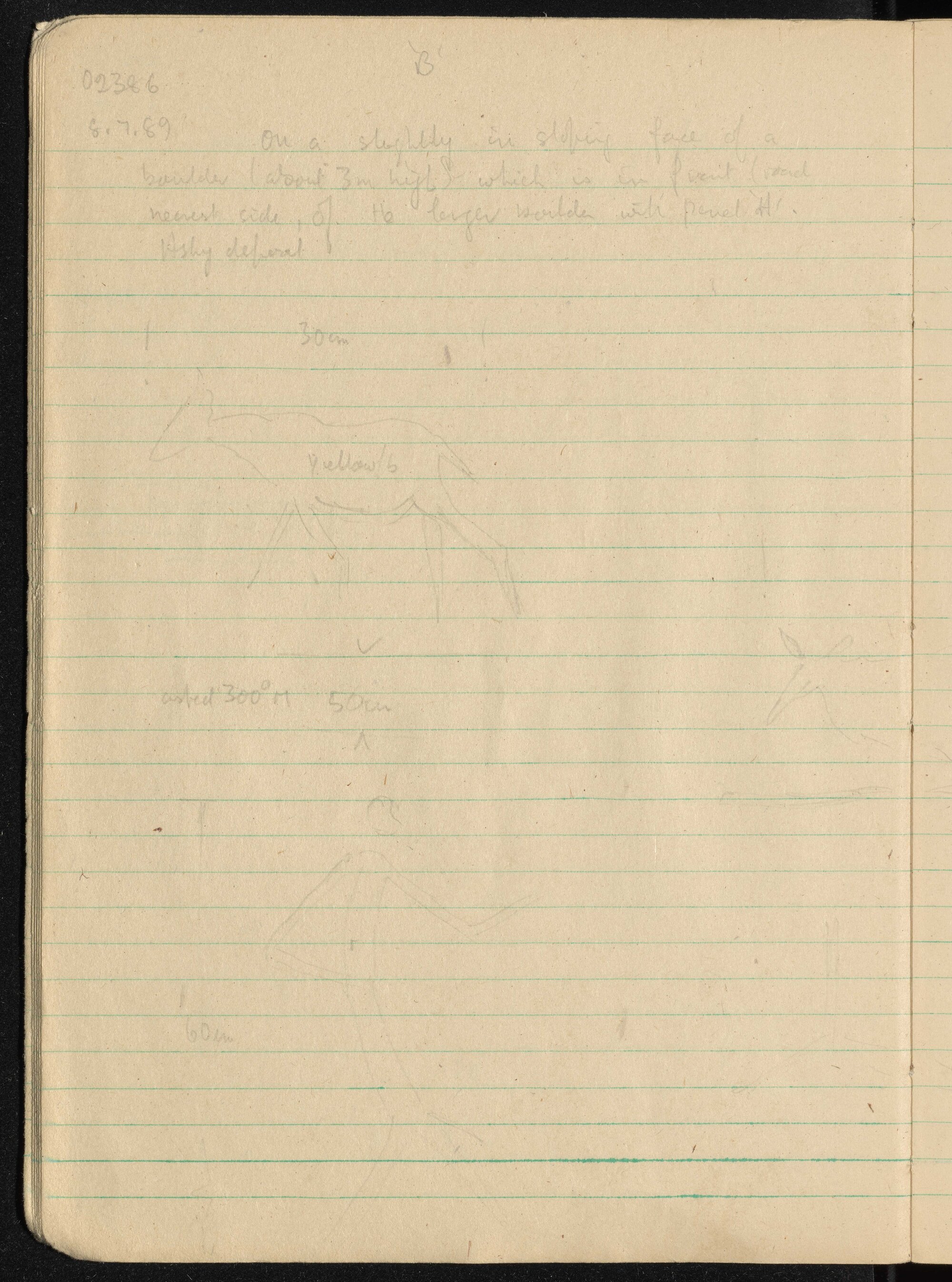 Peter Genge field notes. 02386