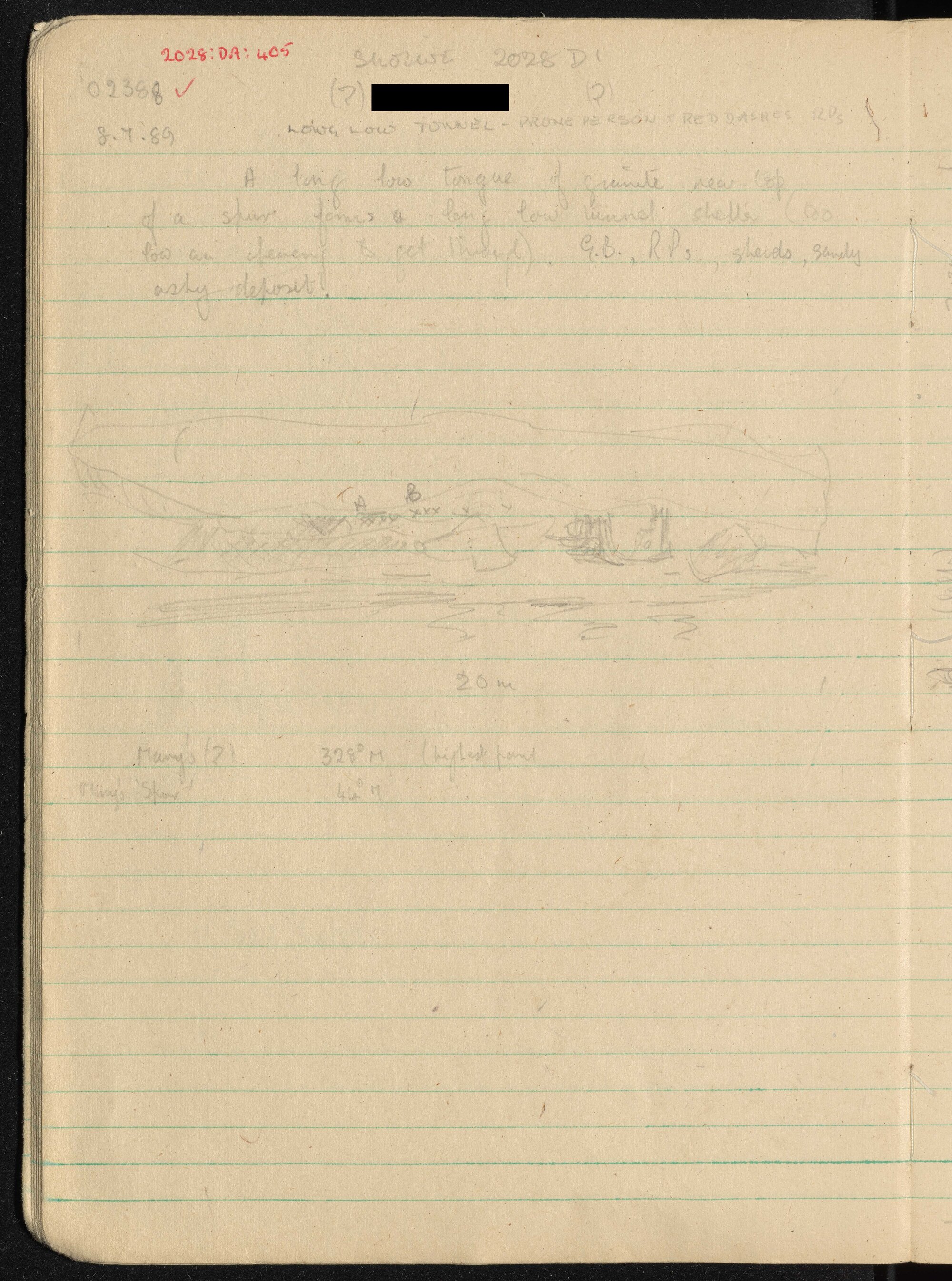 Peter Genge field notes. 02388