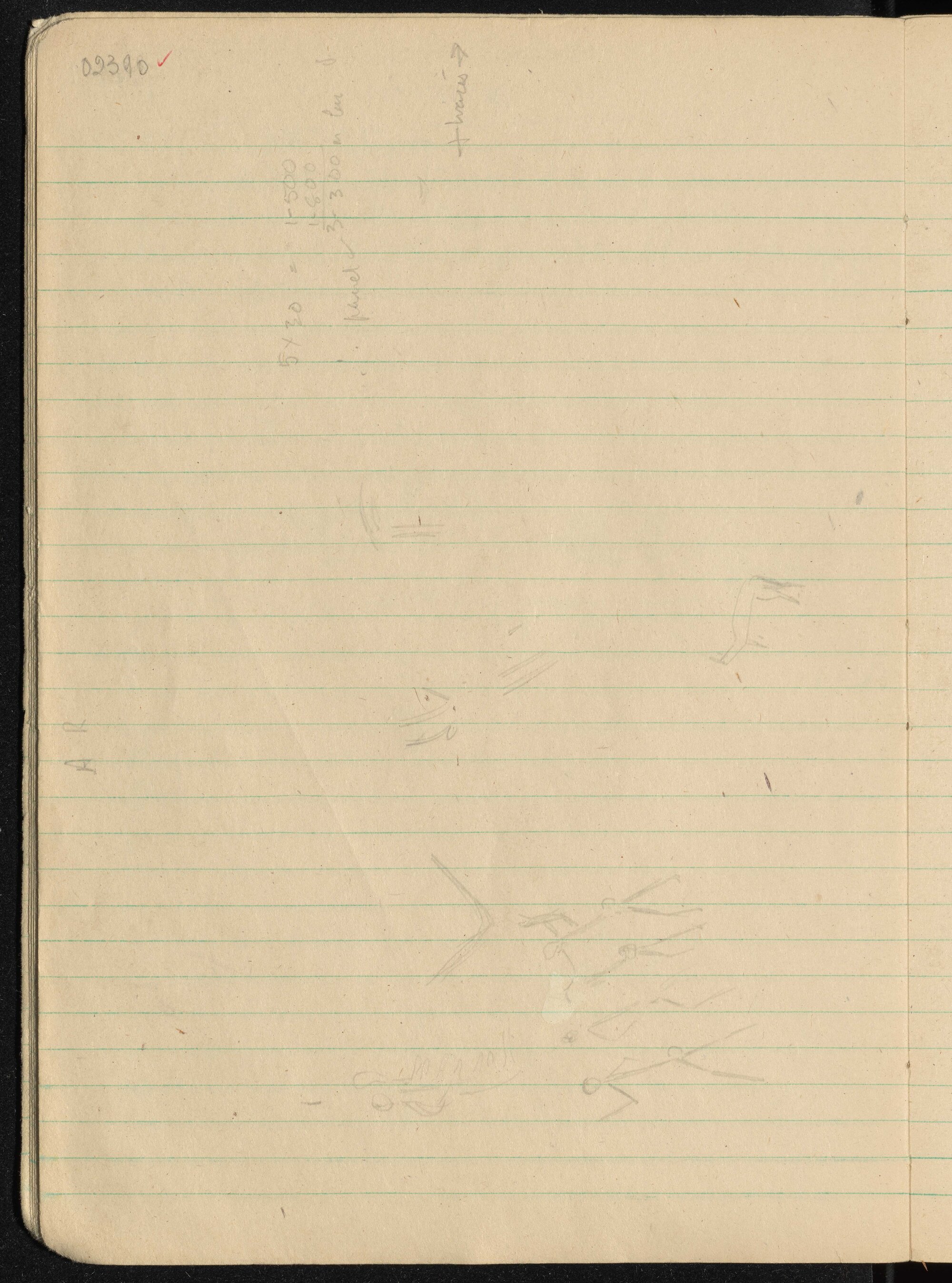 Peter Genge field notes. 02390