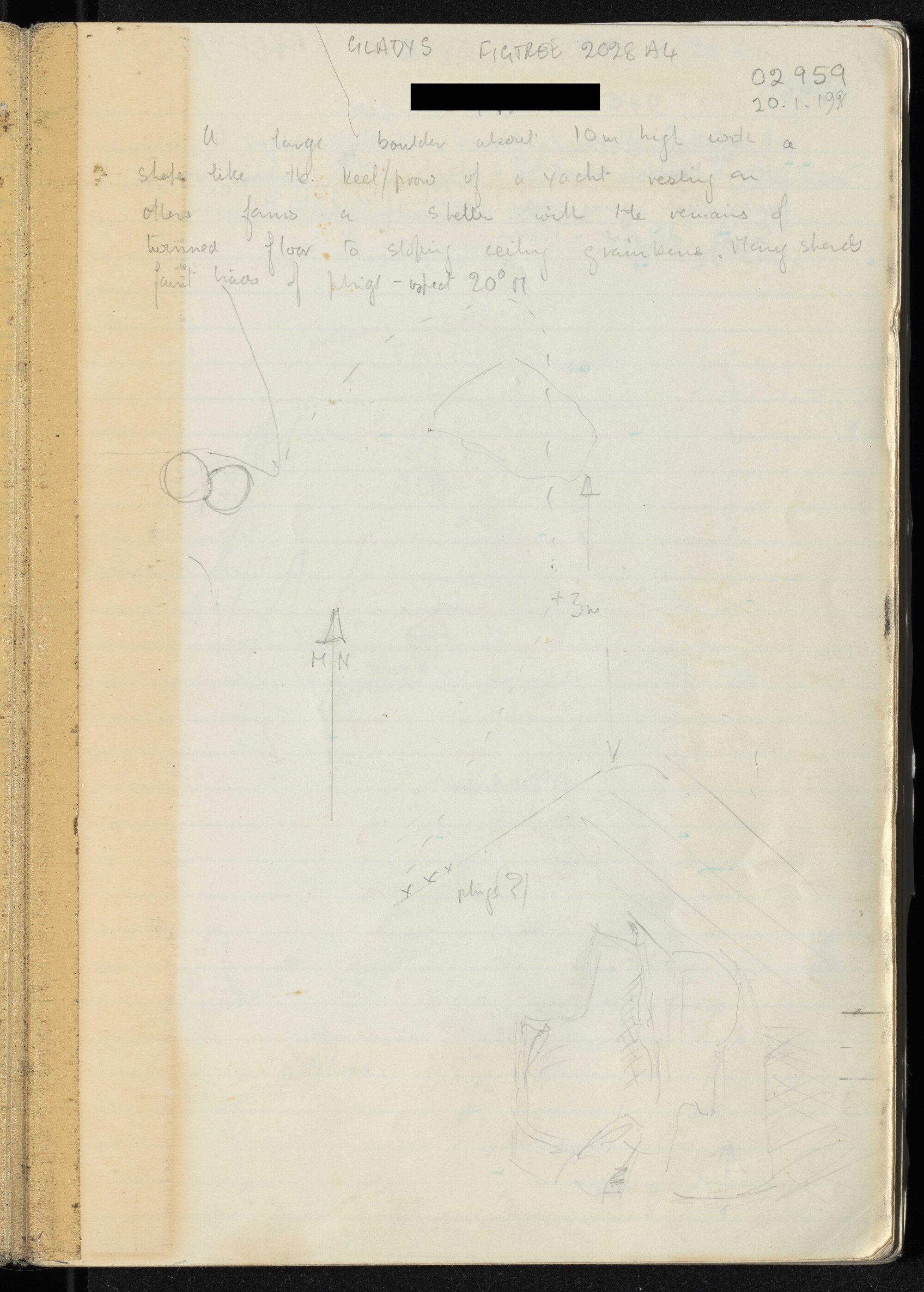 Peter Genge field notes. 02959