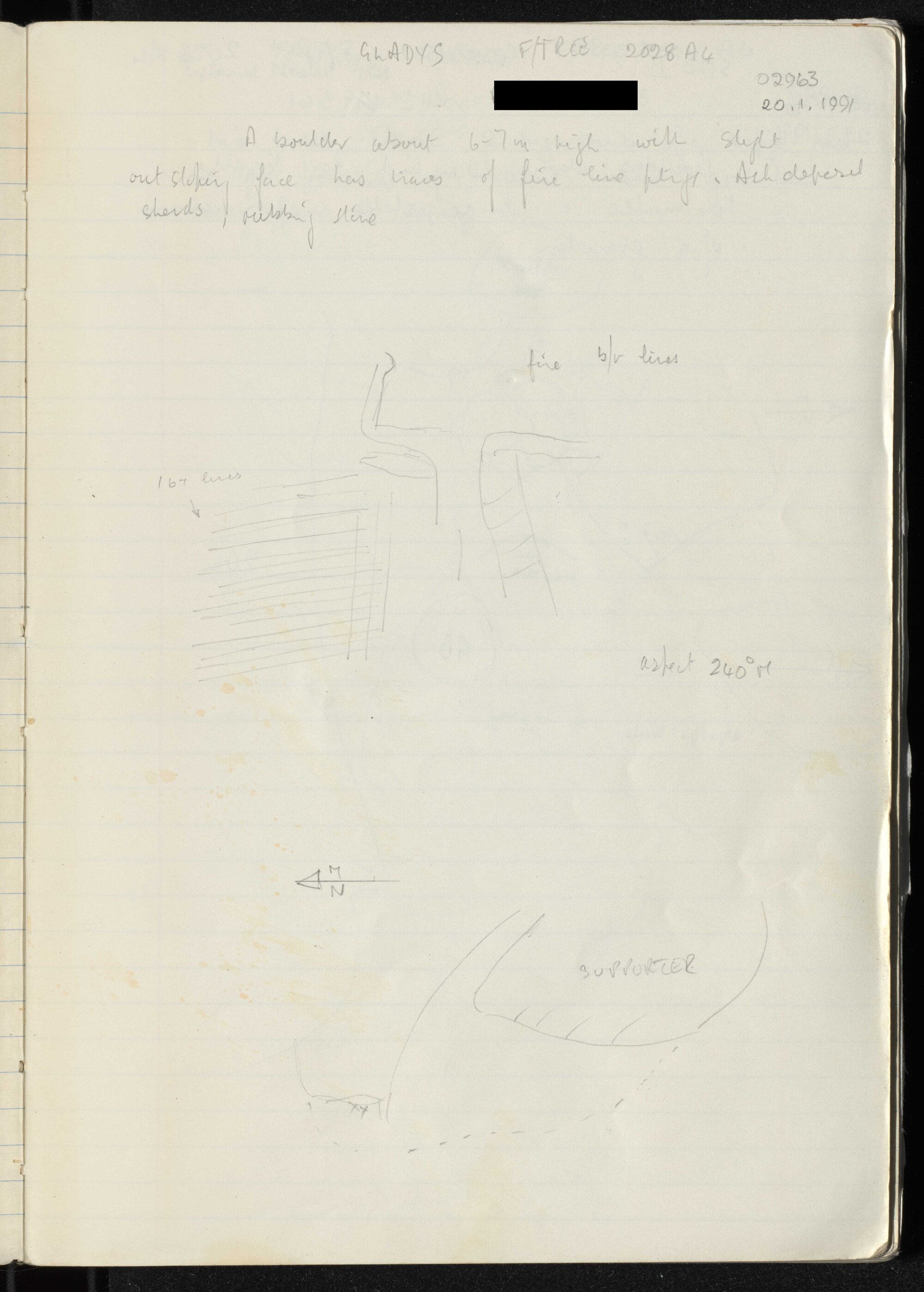 Peter Genge field notes. 02963