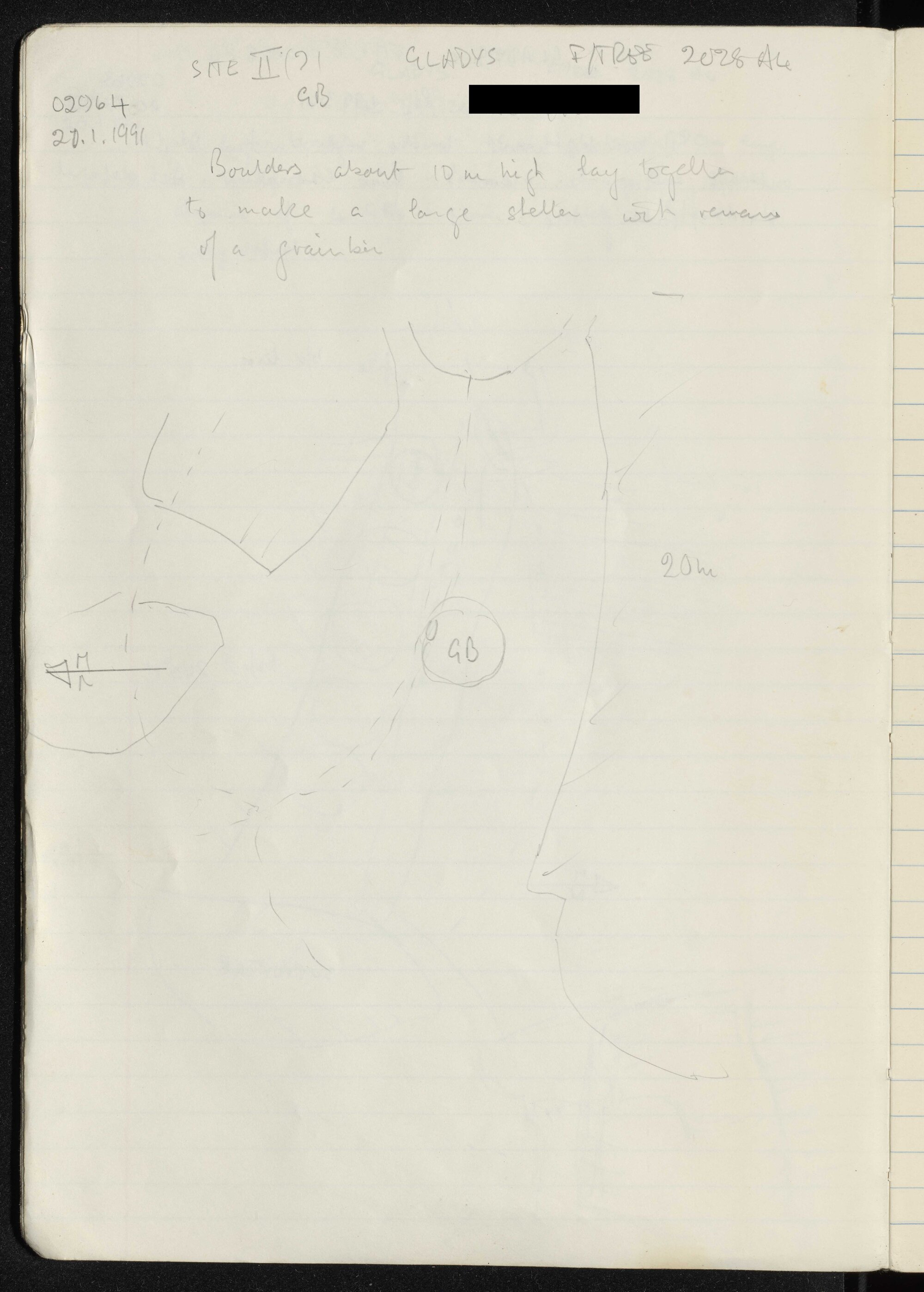Peter Genge field notes. 02964