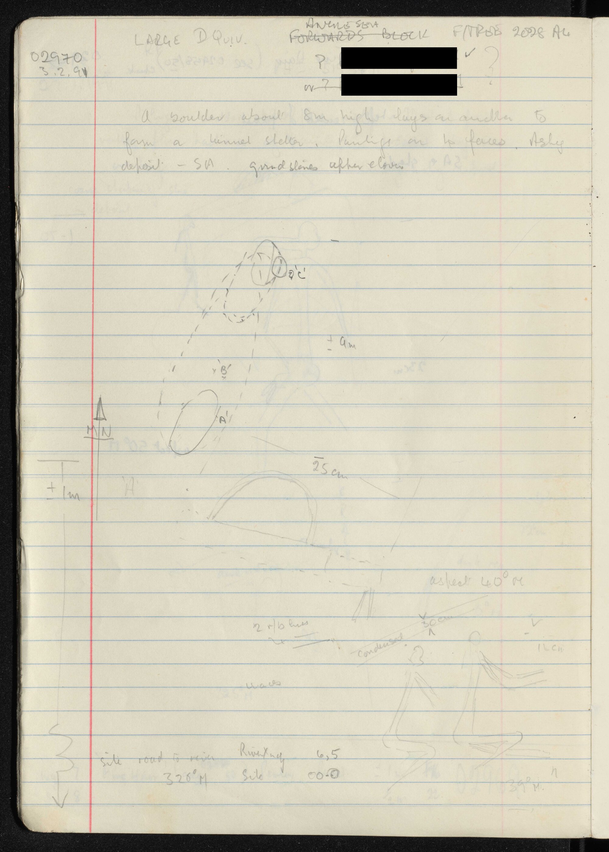 Peter Genge field notes. 02970