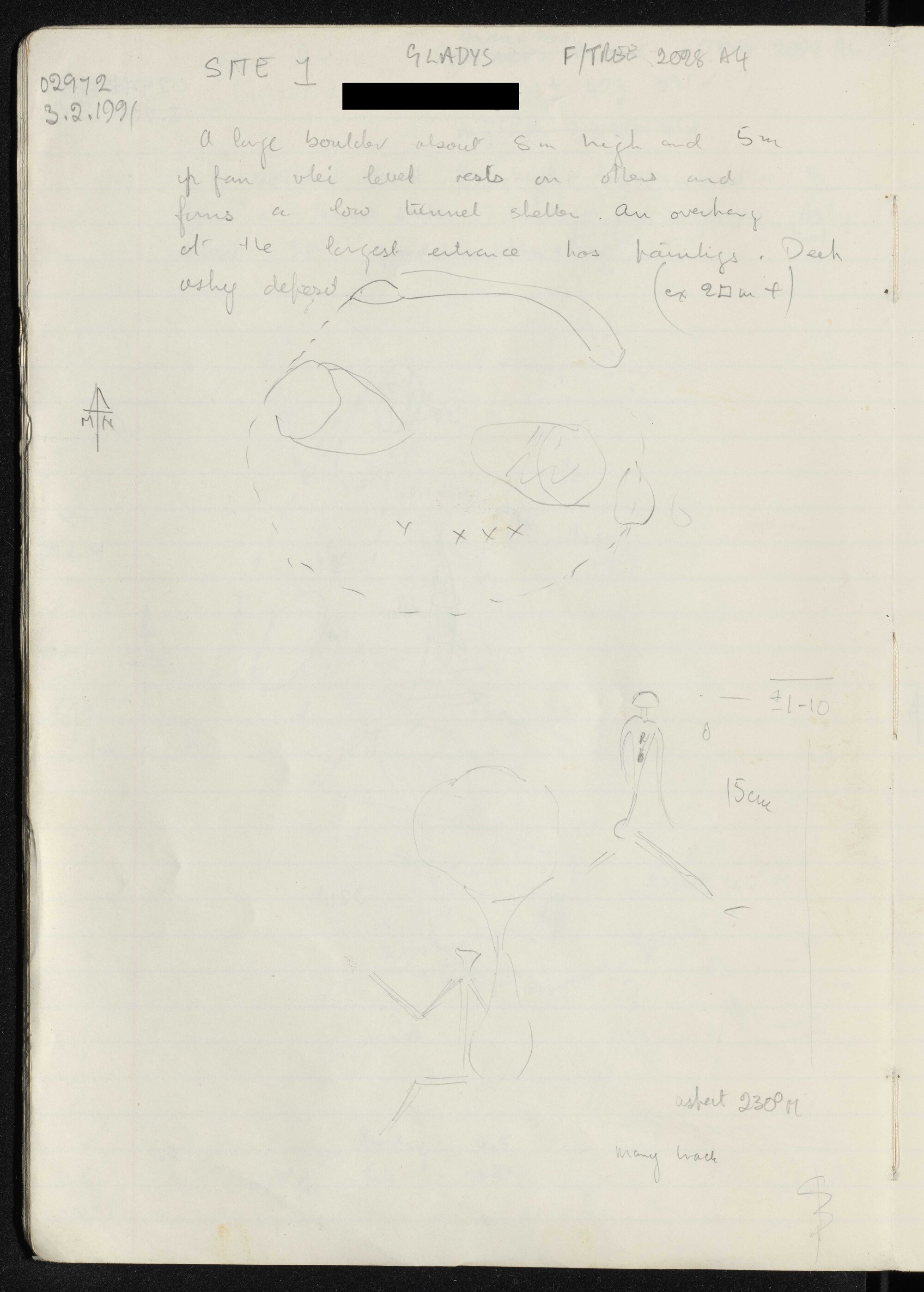 Peter Genge field notes. 02972
