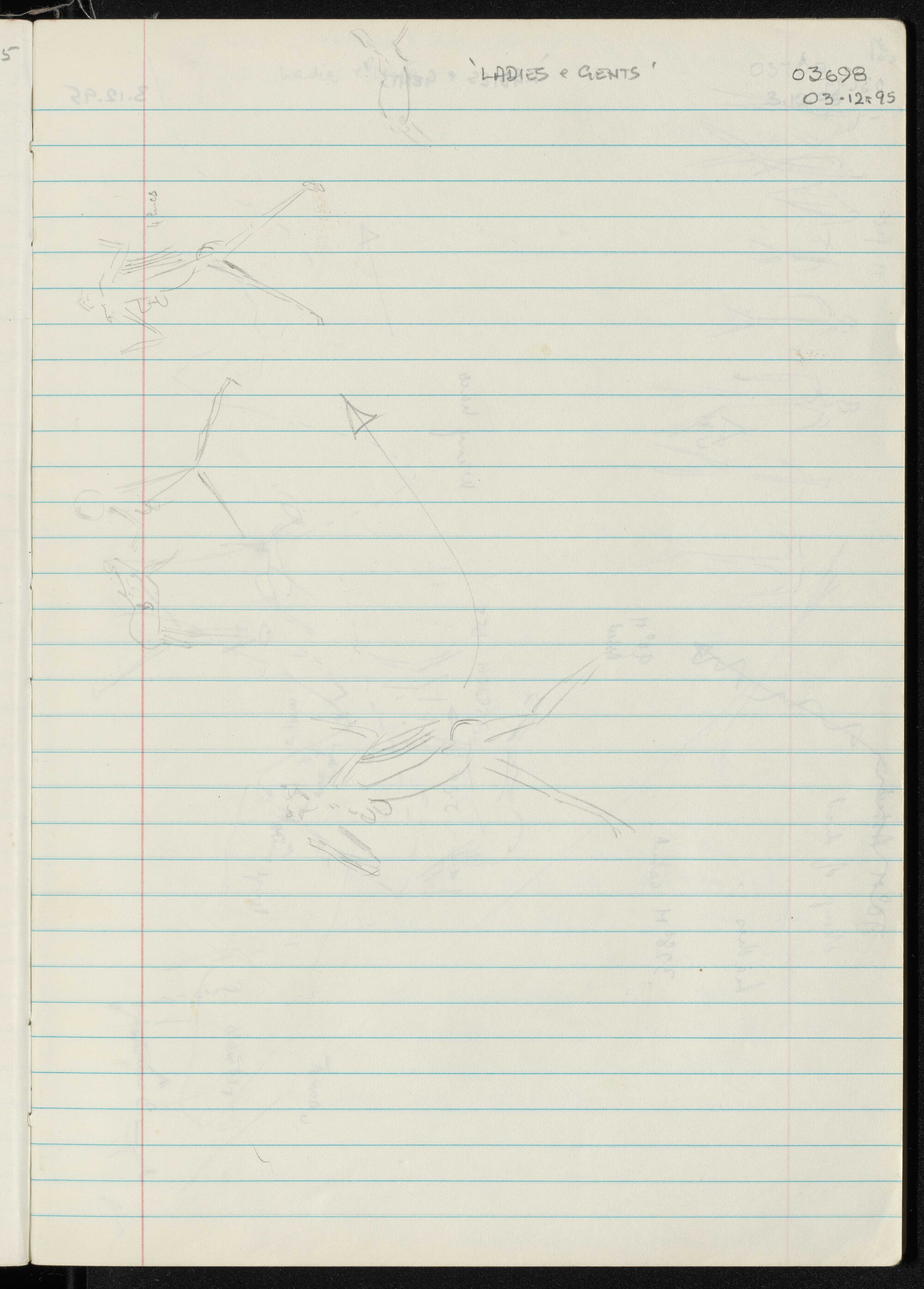 Peter Genge field notes. 03698