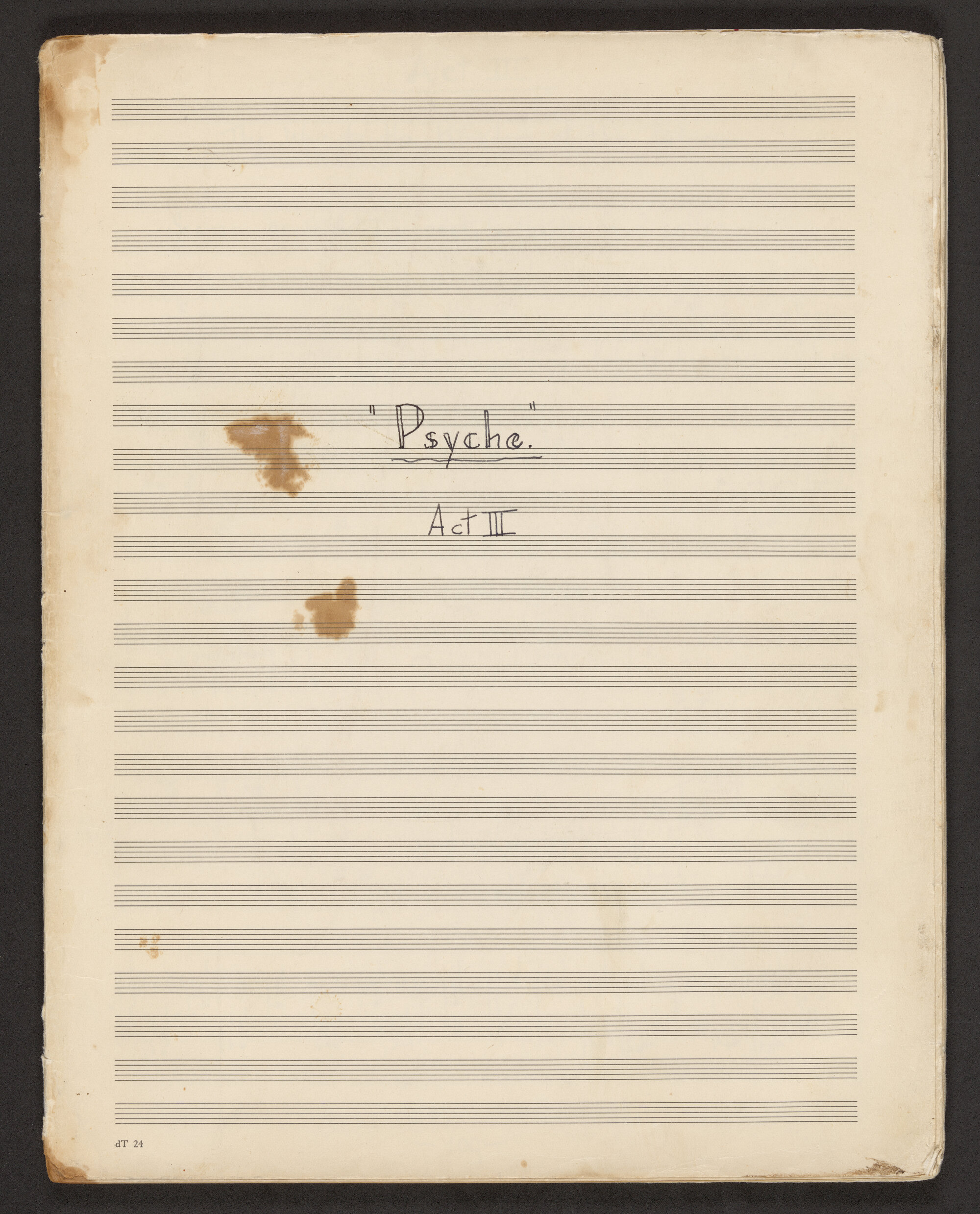 Psyche &ndash; Act III