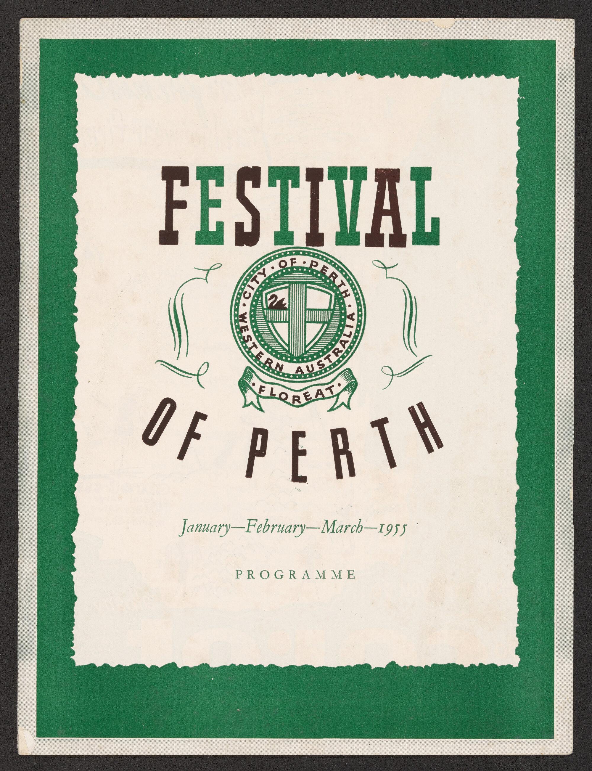 Programme for the 1955 Festival of Perth