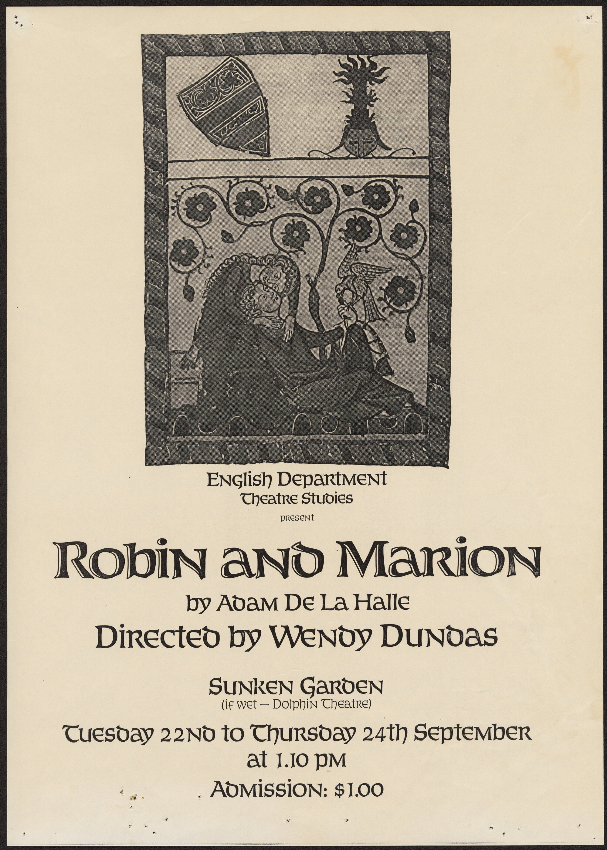 Robin and Marion, 1987. Poster