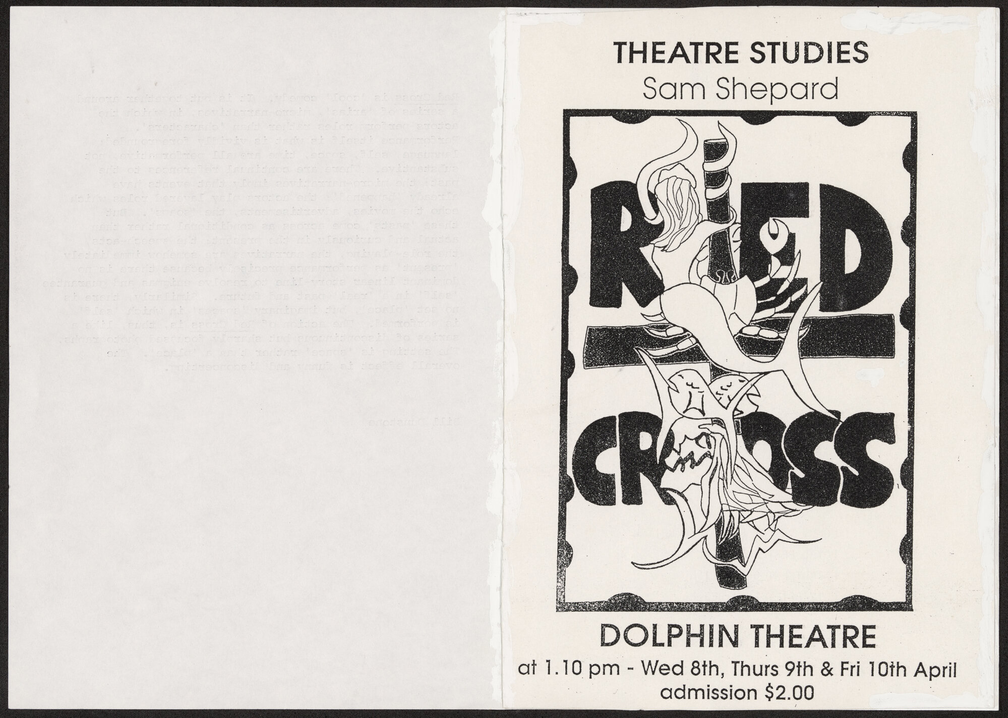 Red cross, 1992. Program