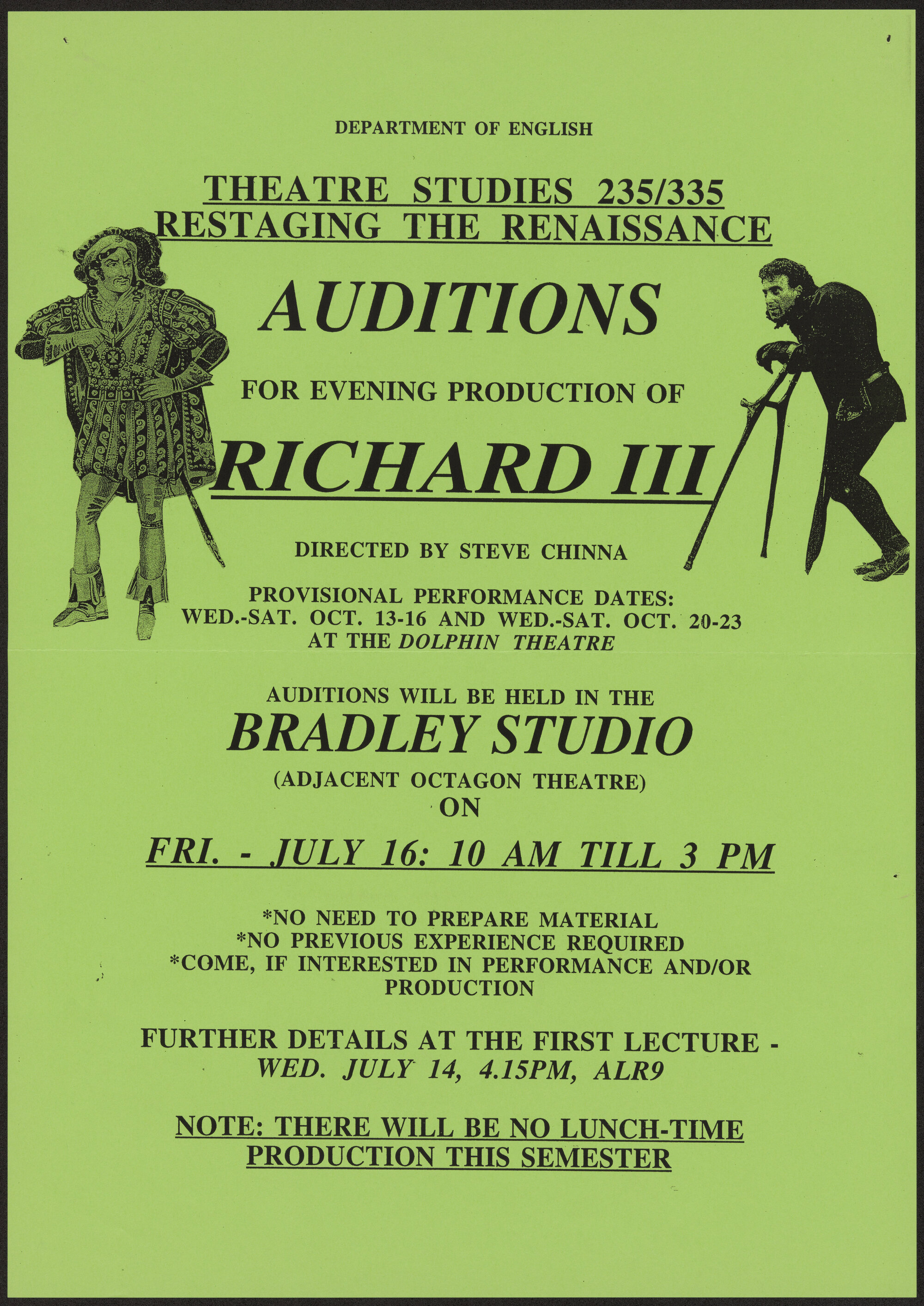 Richard III, 1999. Poster