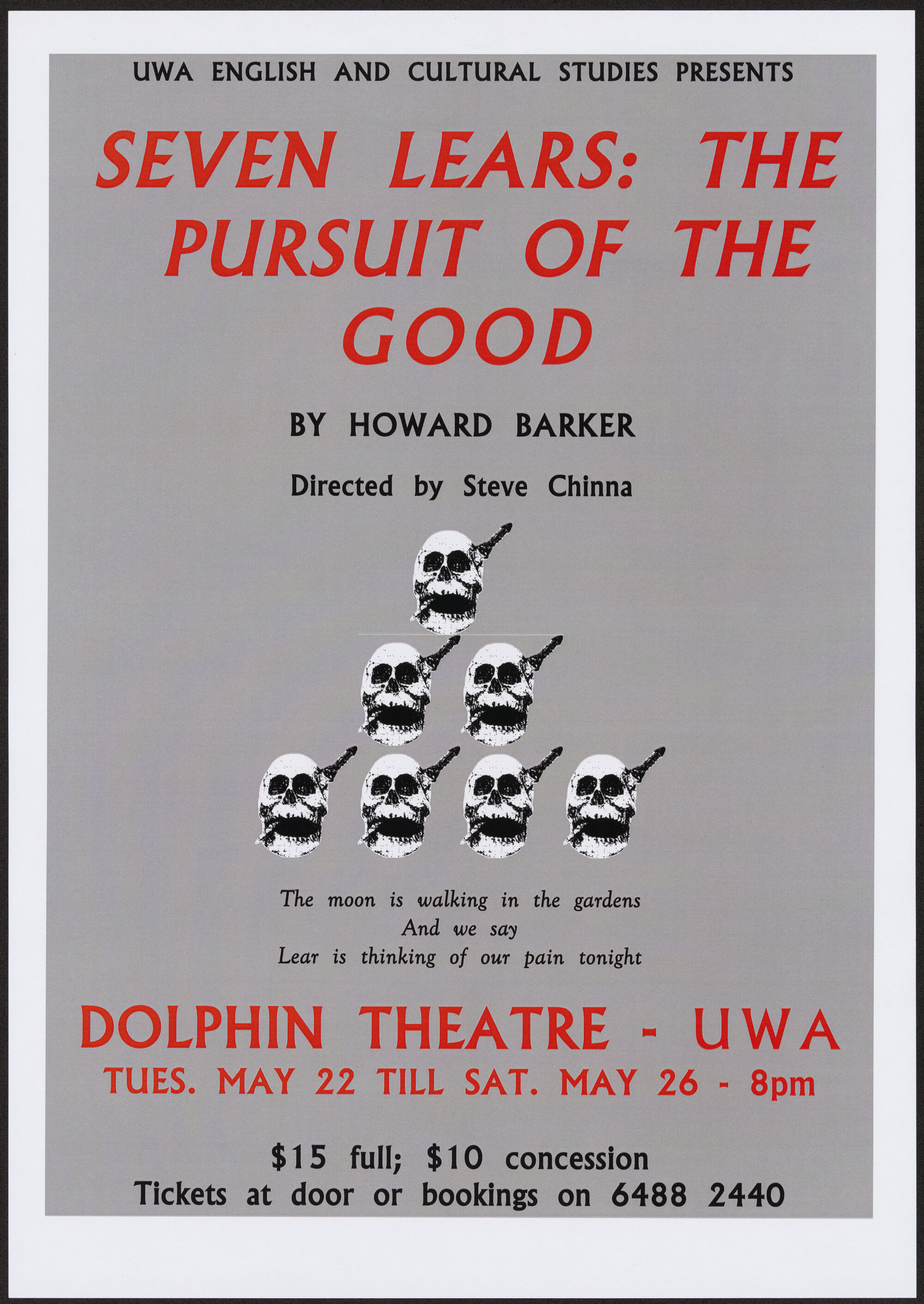 Seven Lears: pursuit of the good, 2007. Poster