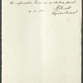 Page08 1888, Collector of Customs - Return of Chinese