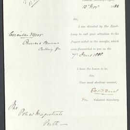 Page09 1888, Collector of Customs - Return of Chinese