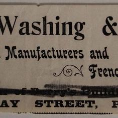 Business Card - Fred Washing