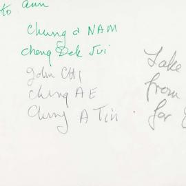 Box 007 Miscellaneous Notes 0017