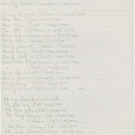 Box 007 Miscellaneous Notes 0027