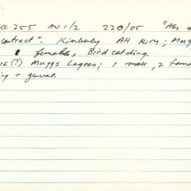 Box 007 Miscellaneous Notes 0039