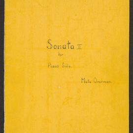Sonata II for Piano Solo